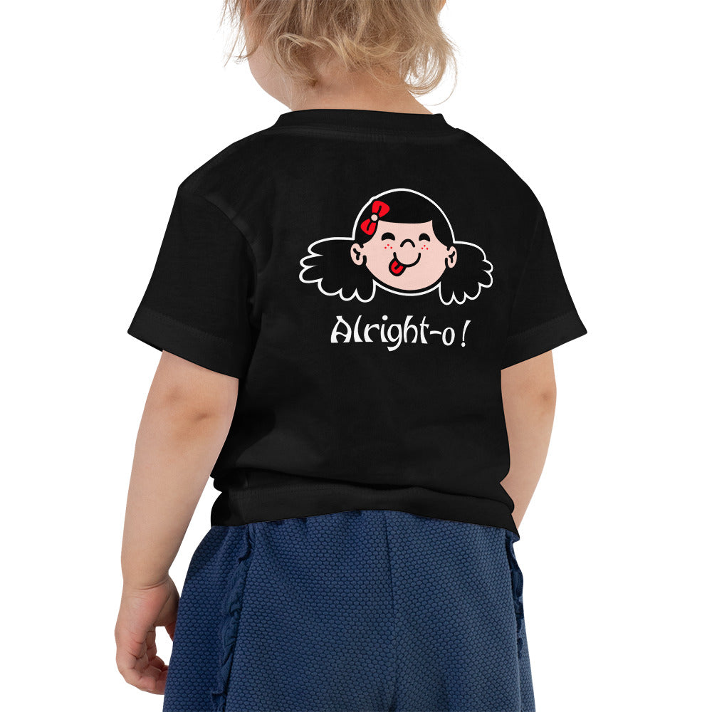 Alright-o! - Toddler Short Sleeve Tee (back print)
