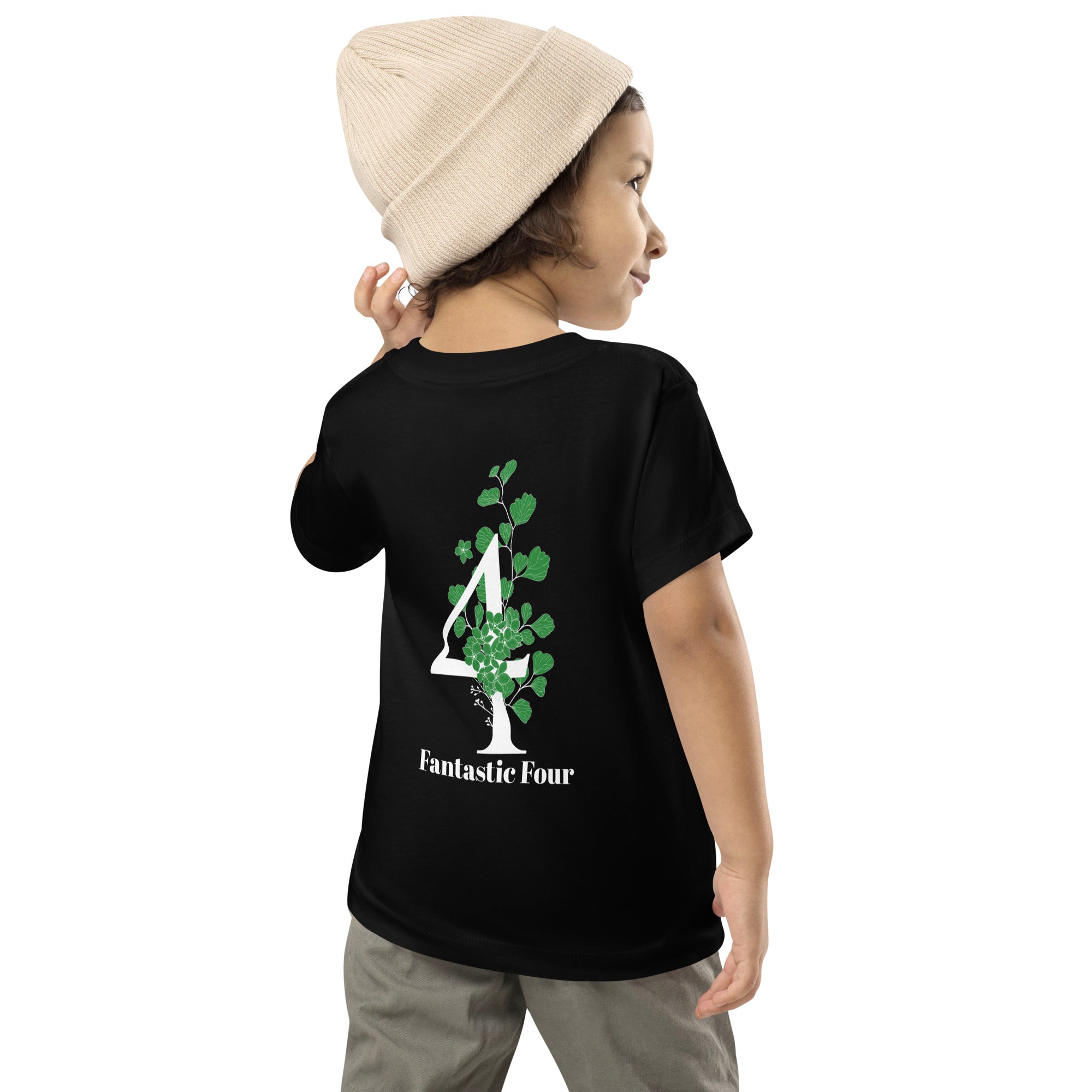 Fantastic Four - Toddler Short Sleeve Tee (back print)