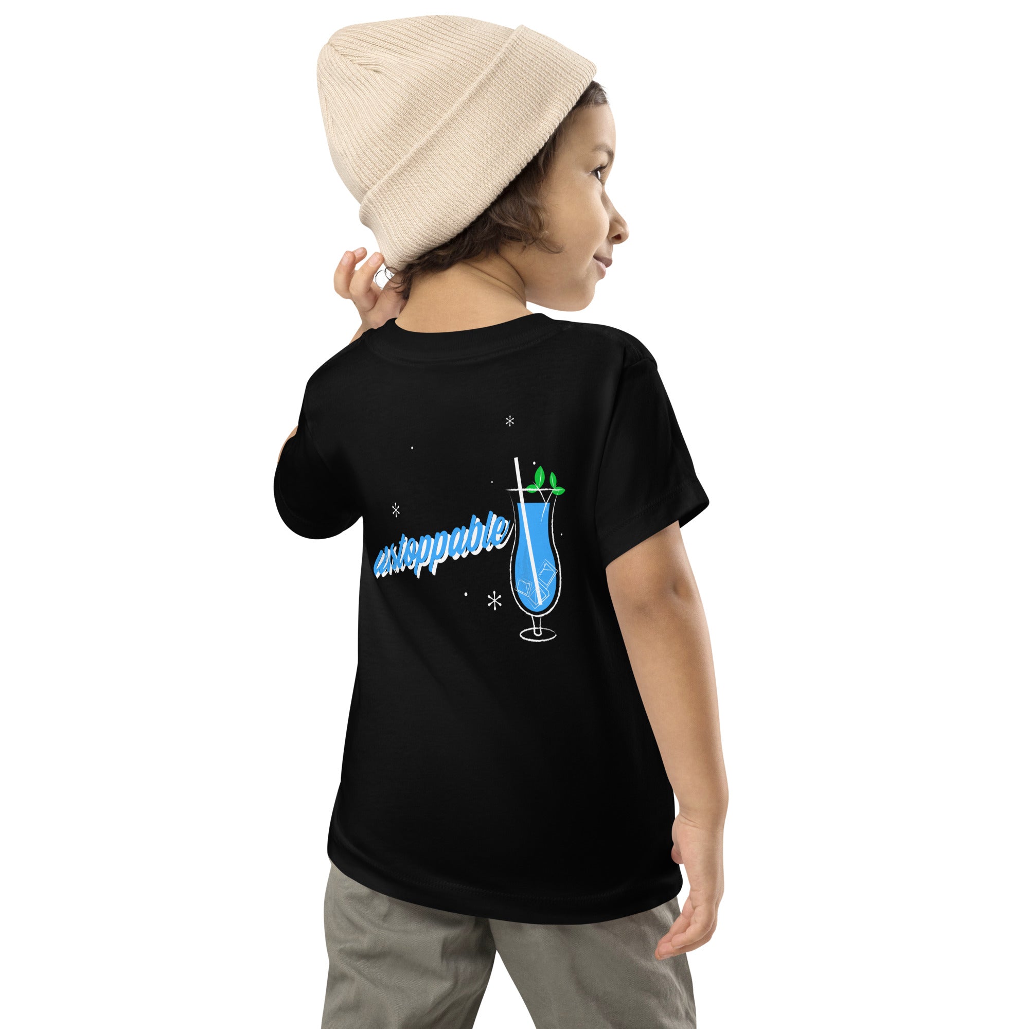 Unstoppable V - Toddler Short Sleeve Tee (back print)