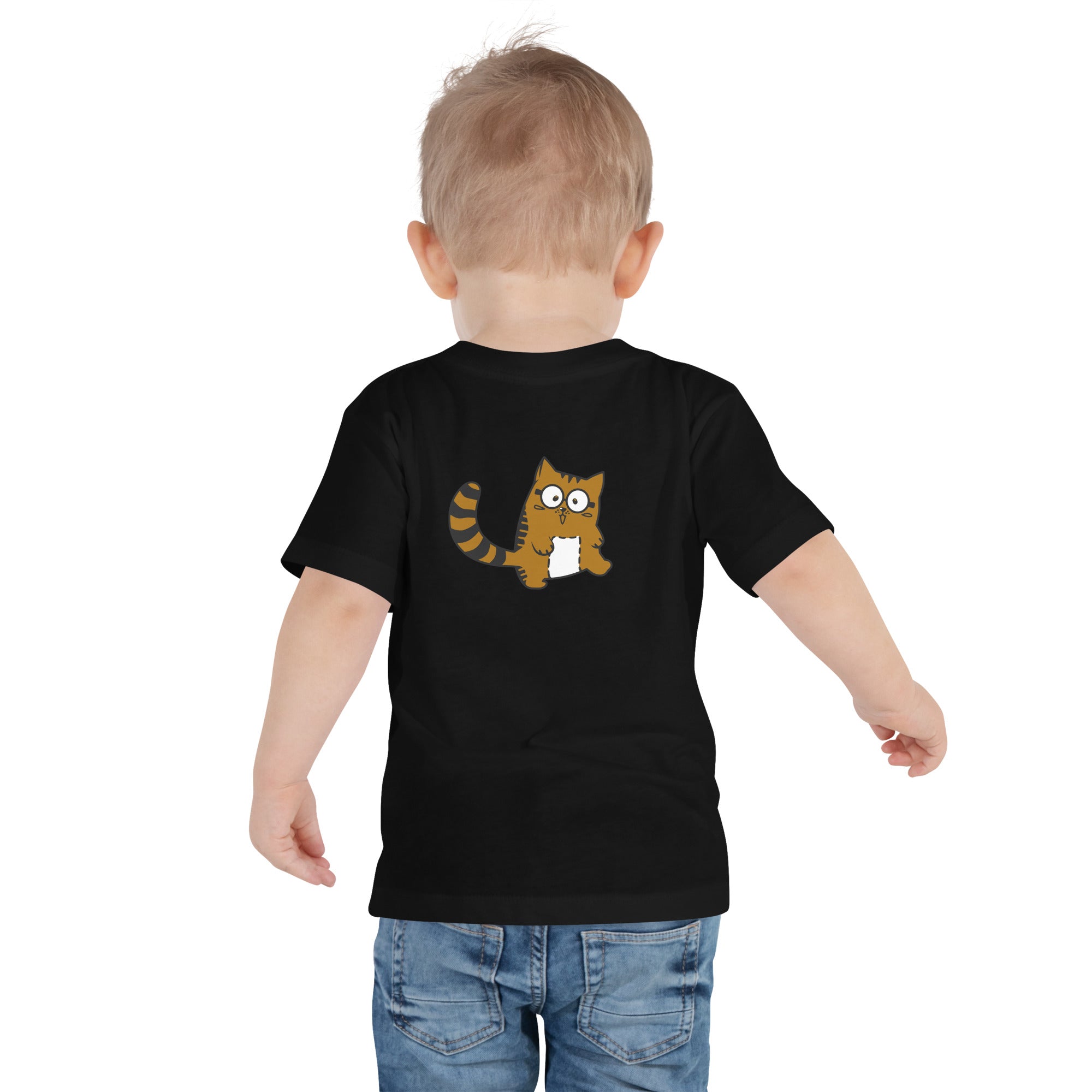 Meow V5 - Toddler Short Sleeve Tee (back print)