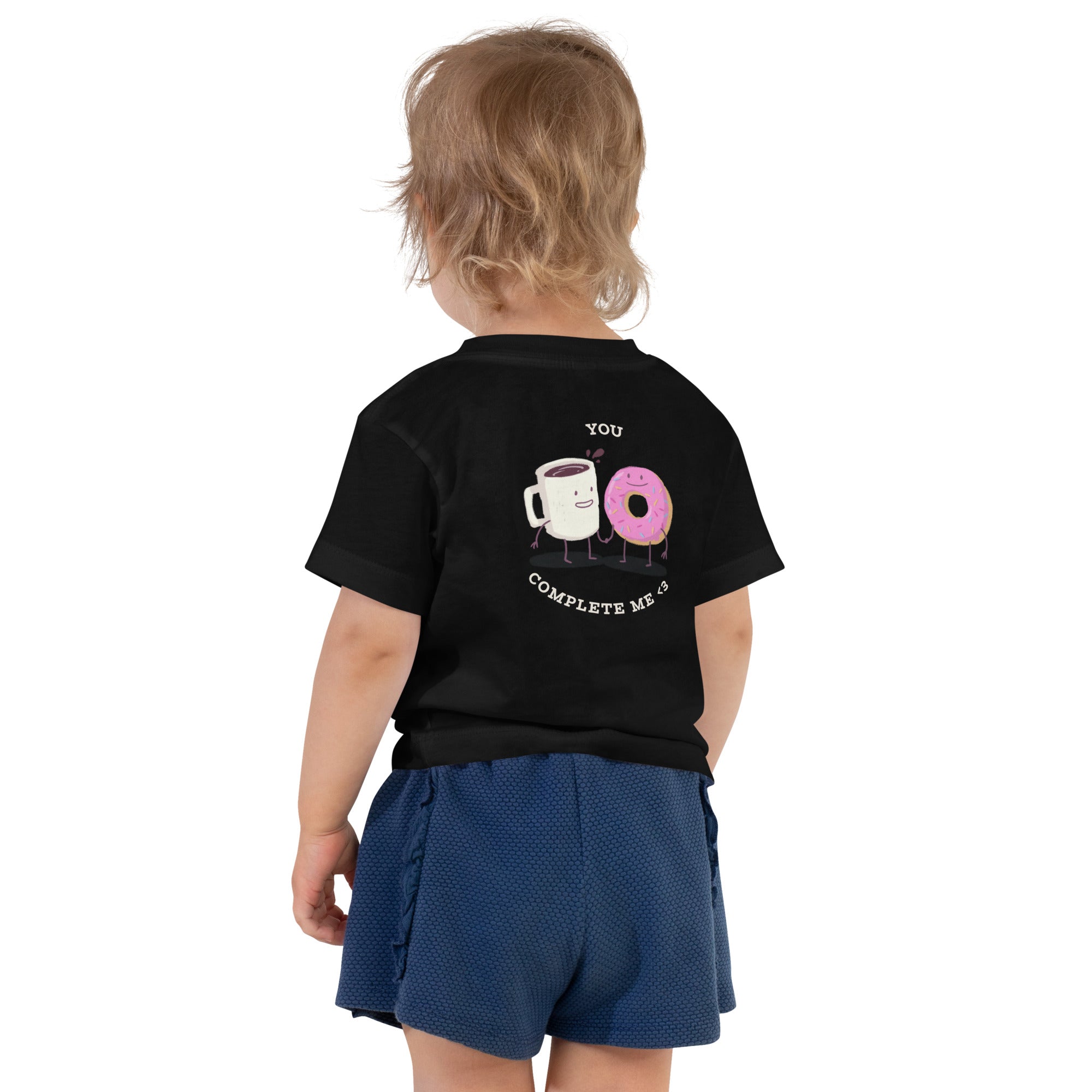 You complete me - Toddler Short Sleeve Tee (back print)