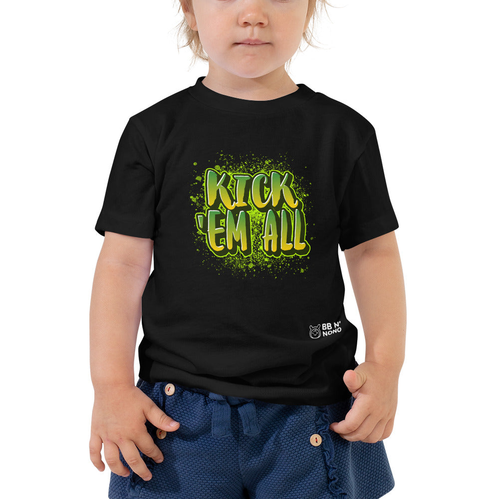 Kick'em all - Toddler Short Sleeve Tee