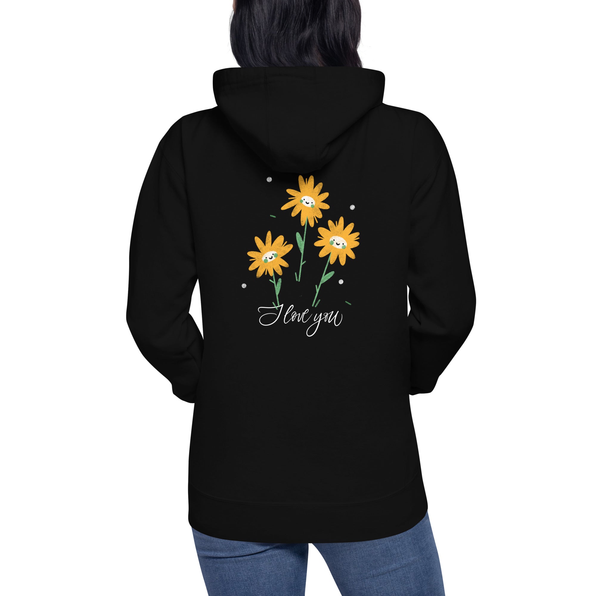 I love you - Unisex Hoodie (back print)