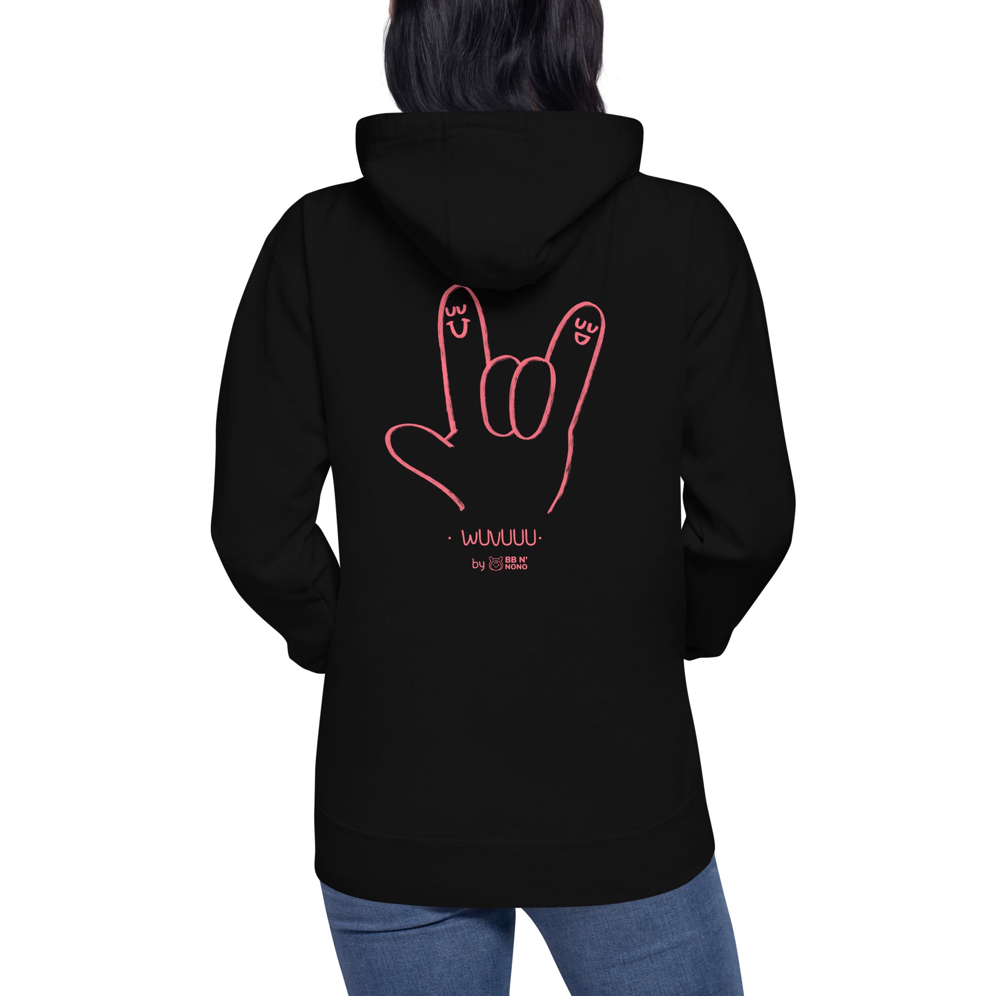Wuvuuu - Unisex Hoodie (back print)