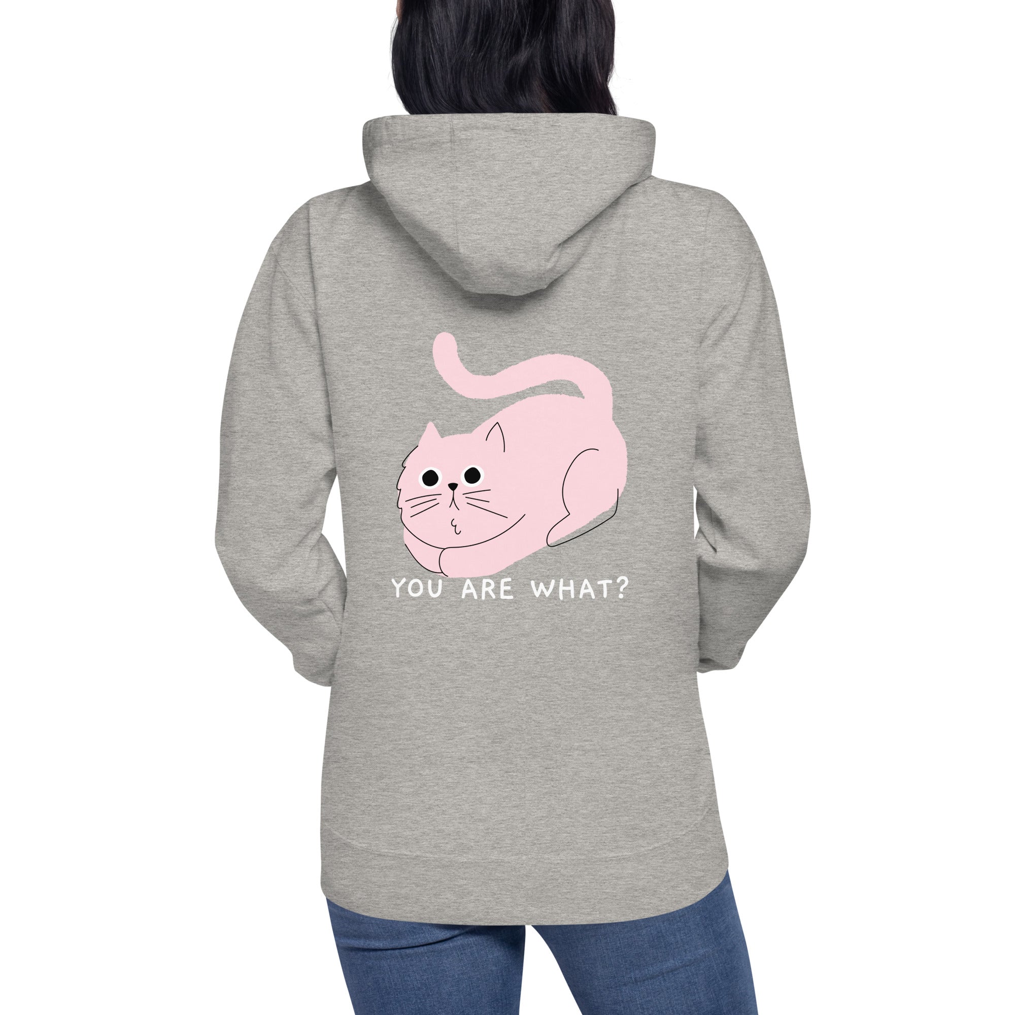 You are what? - Unisex Hoodie (back print)