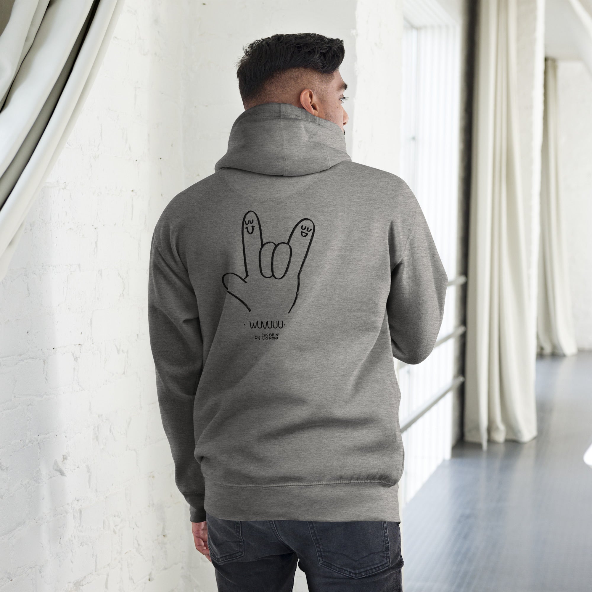 Wuvuuu - Unisex Hoodie (back print)