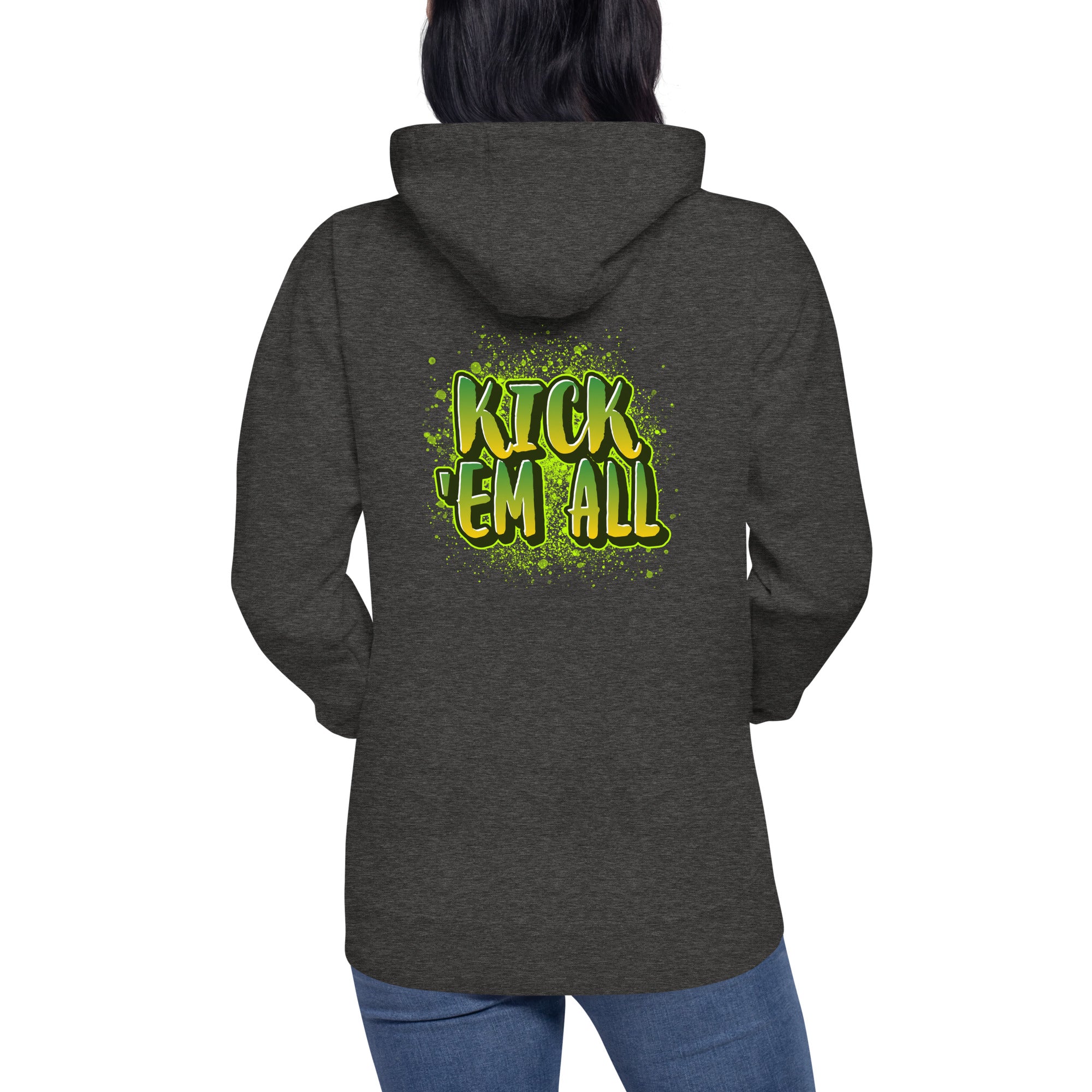 Kick'em all - Unisex Hoodie (back print)