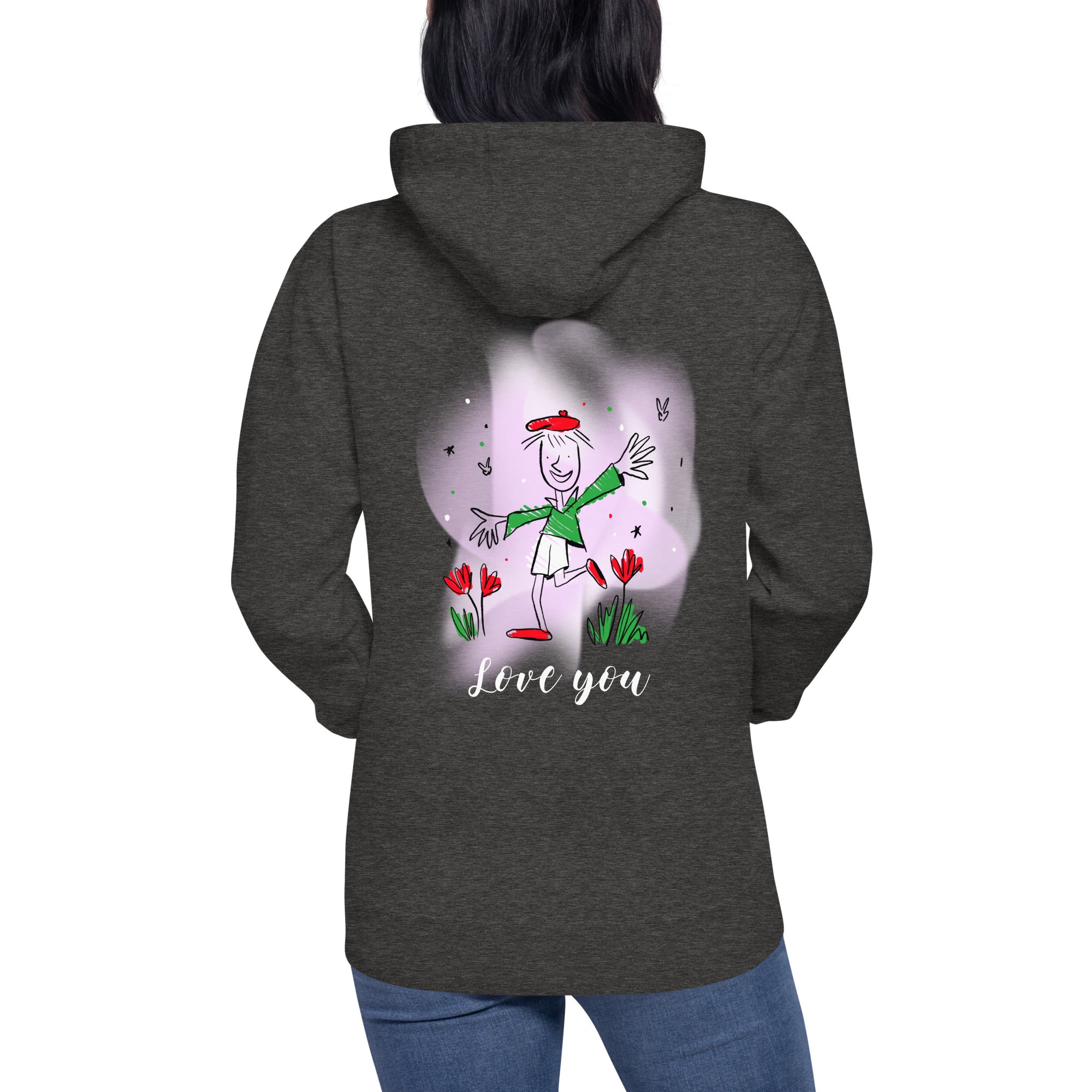 Love you - Unisex Hoodie (back print)