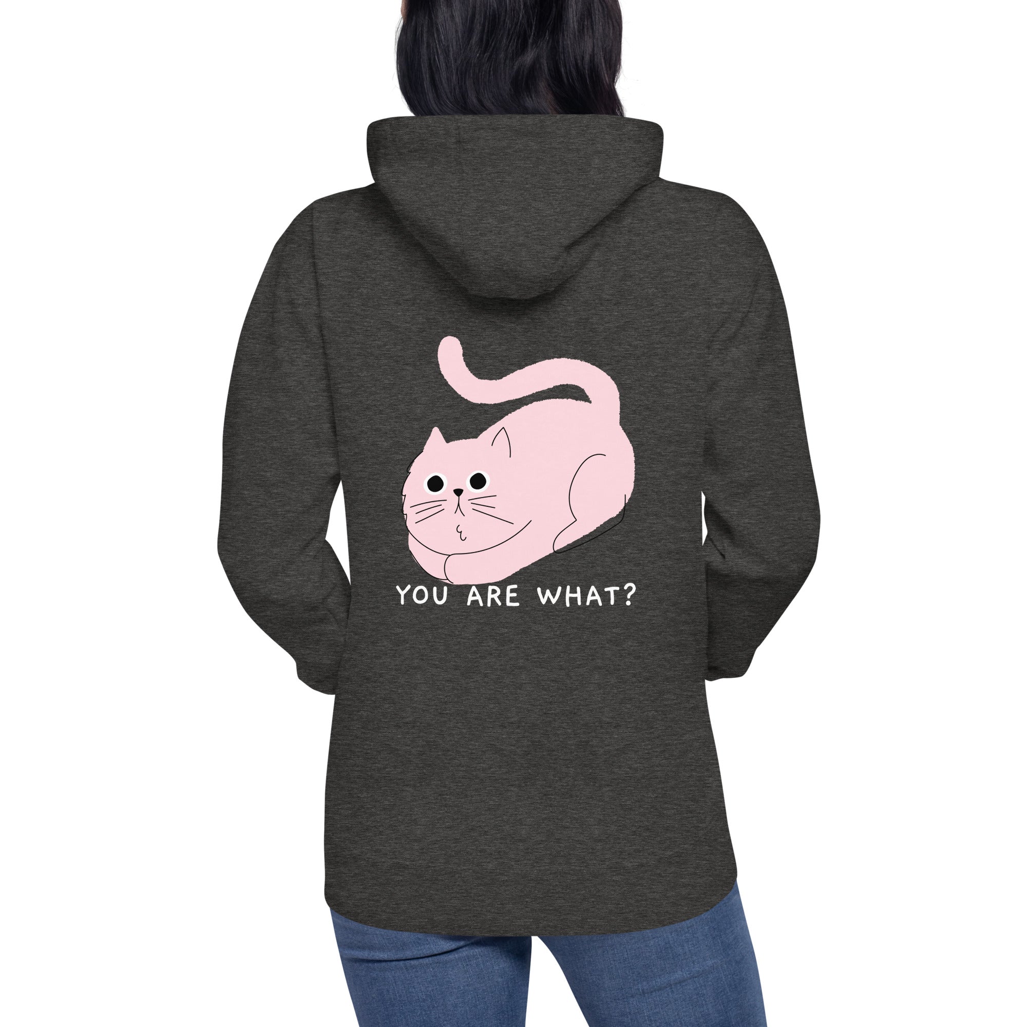 You are what? - Unisex Hoodie (back print)