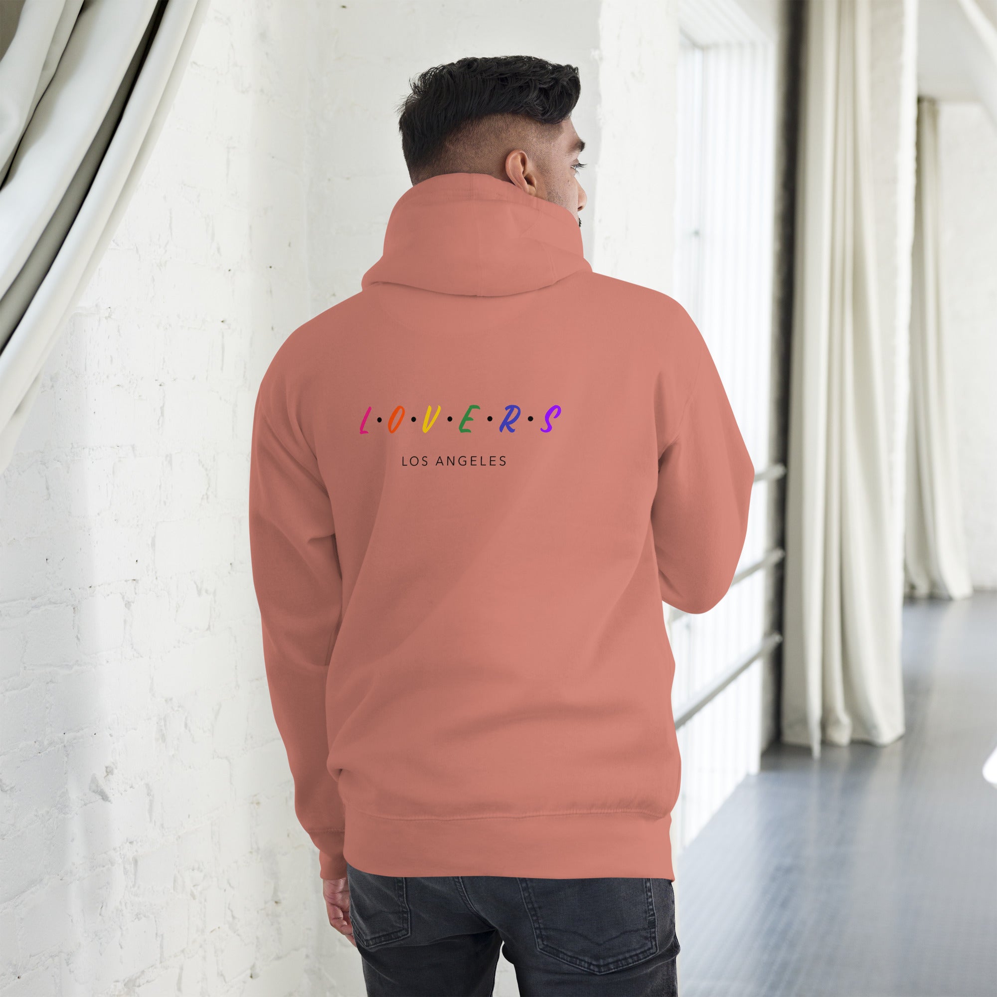 Lovers - Los Angeles - Unisex Hoodie (back print)