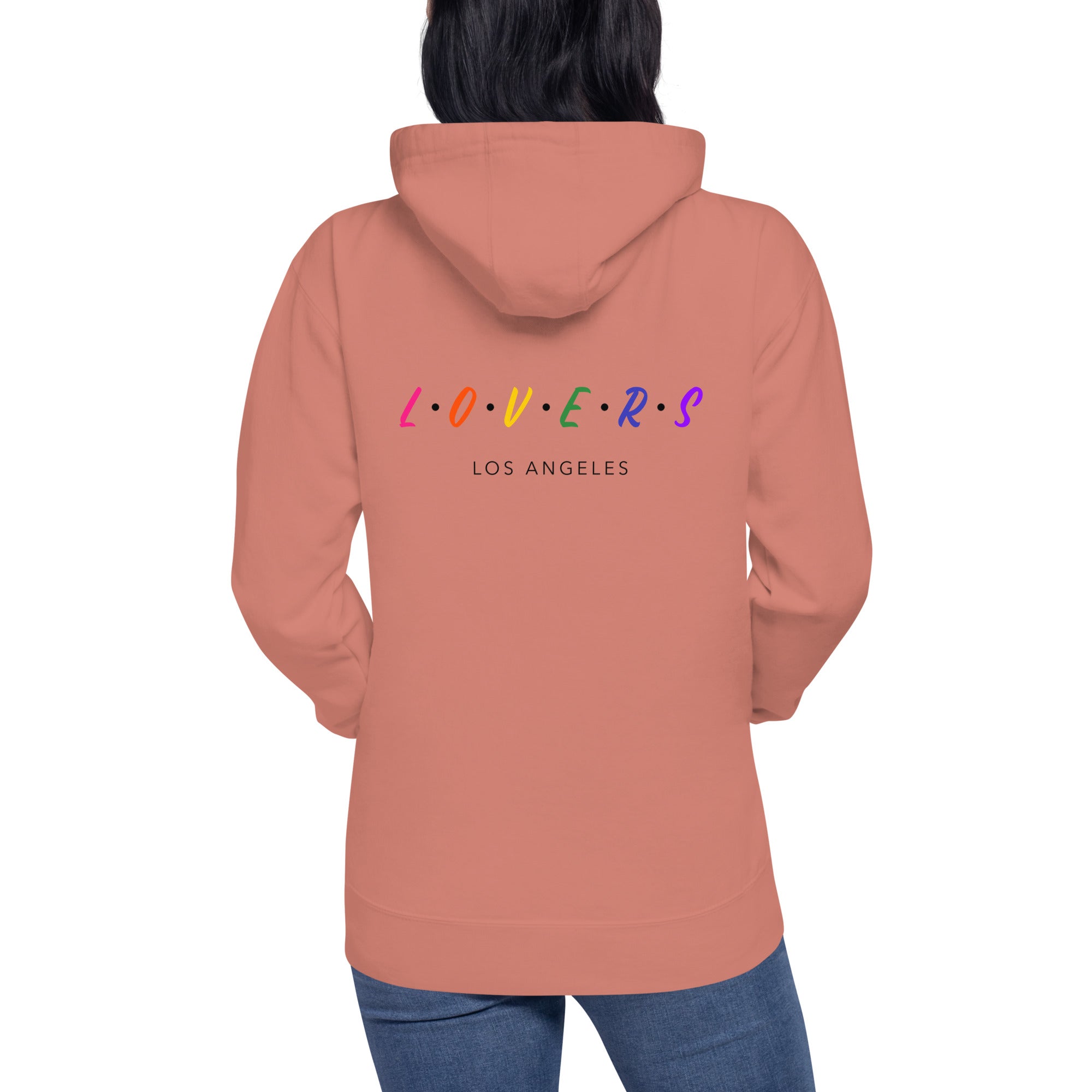 Lovers - Los Angeles - Unisex Hoodie (back print)