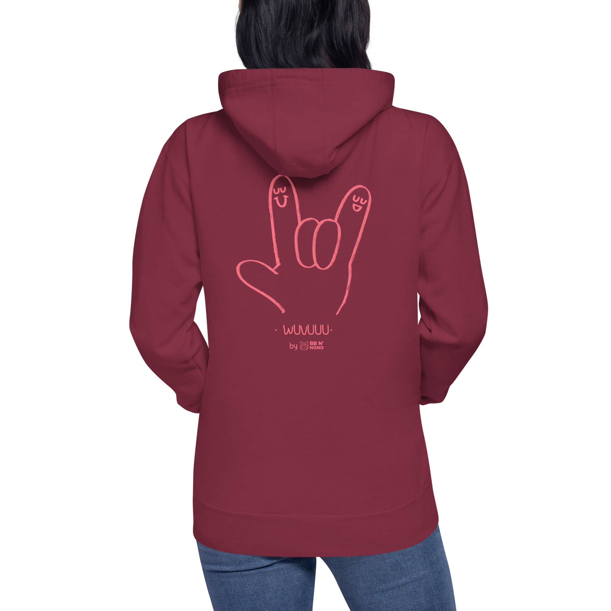 Wuvuuu - Unisex Hoodie (back print)