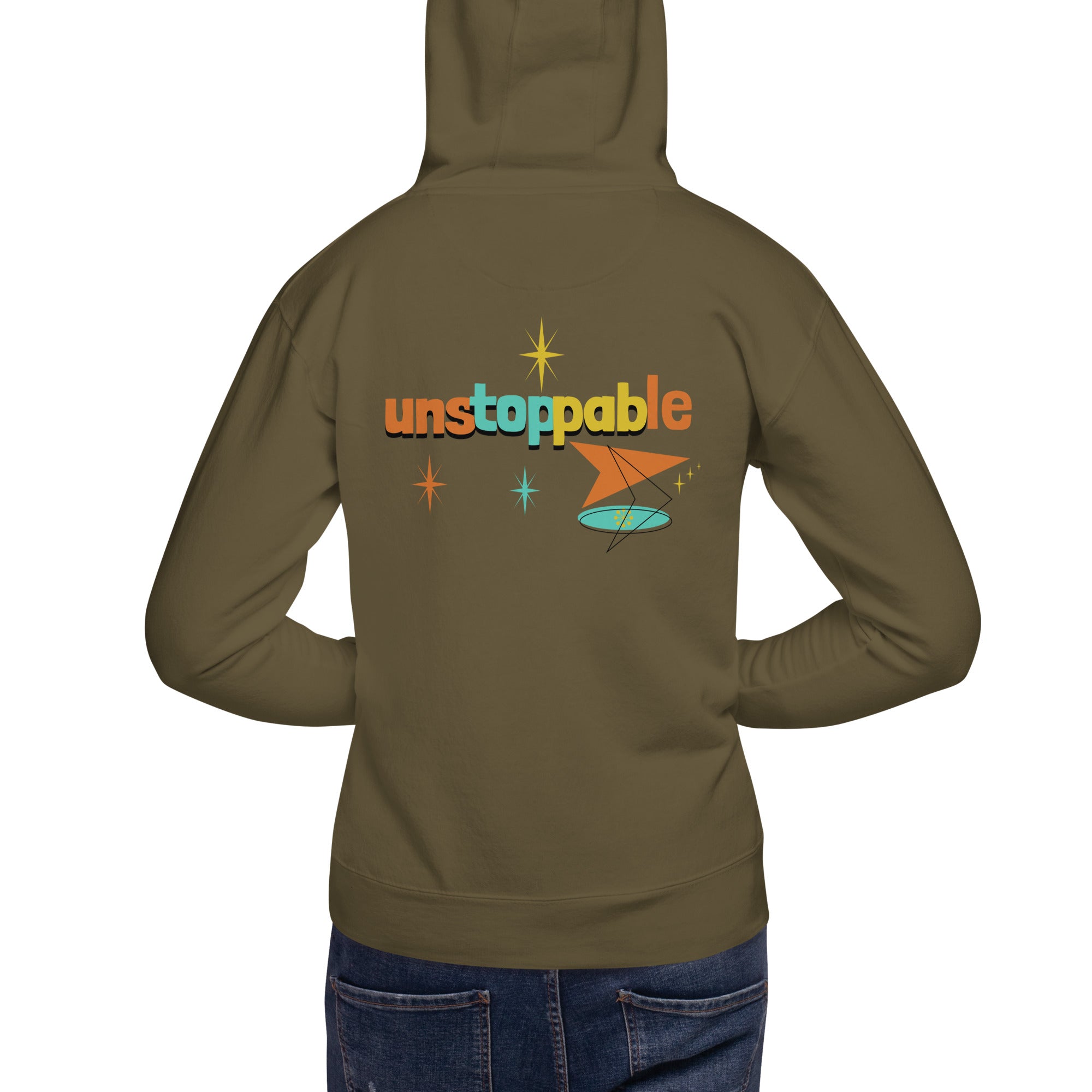 Unstoppable - Unisex Hoodie (back print)