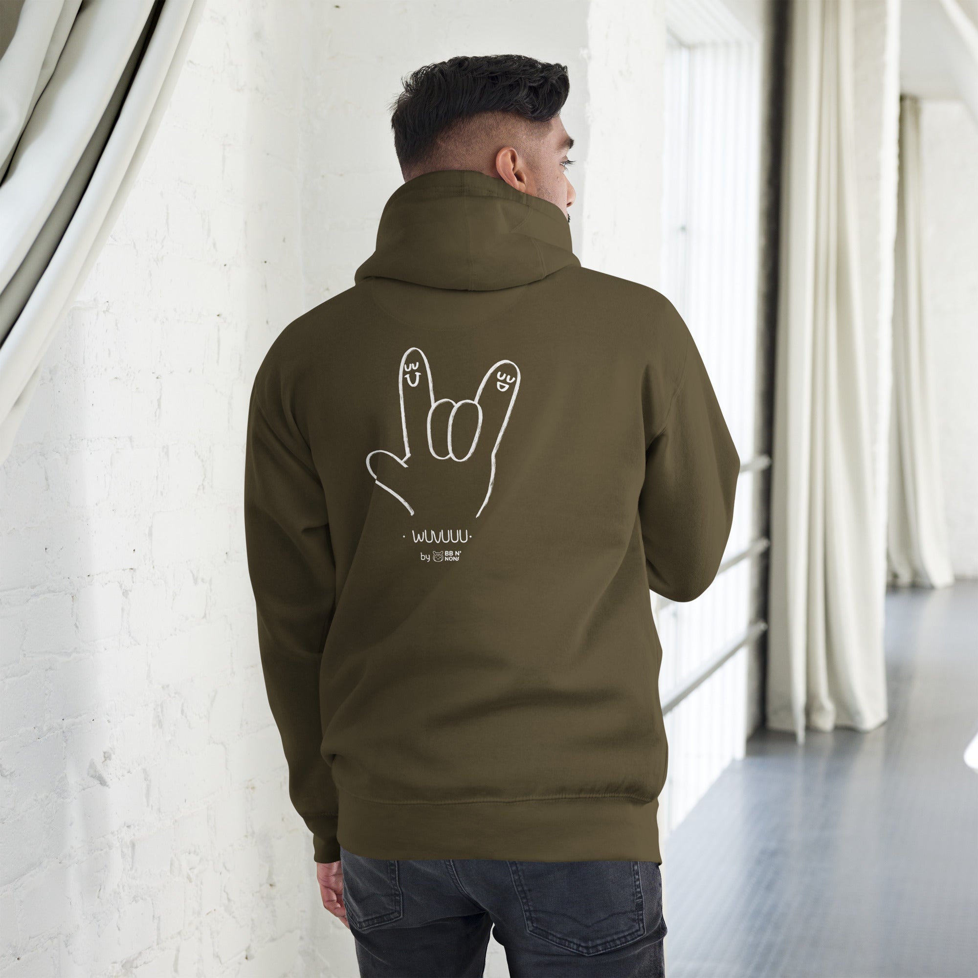 Wuvuuu - Unisex Hoodie (back print)