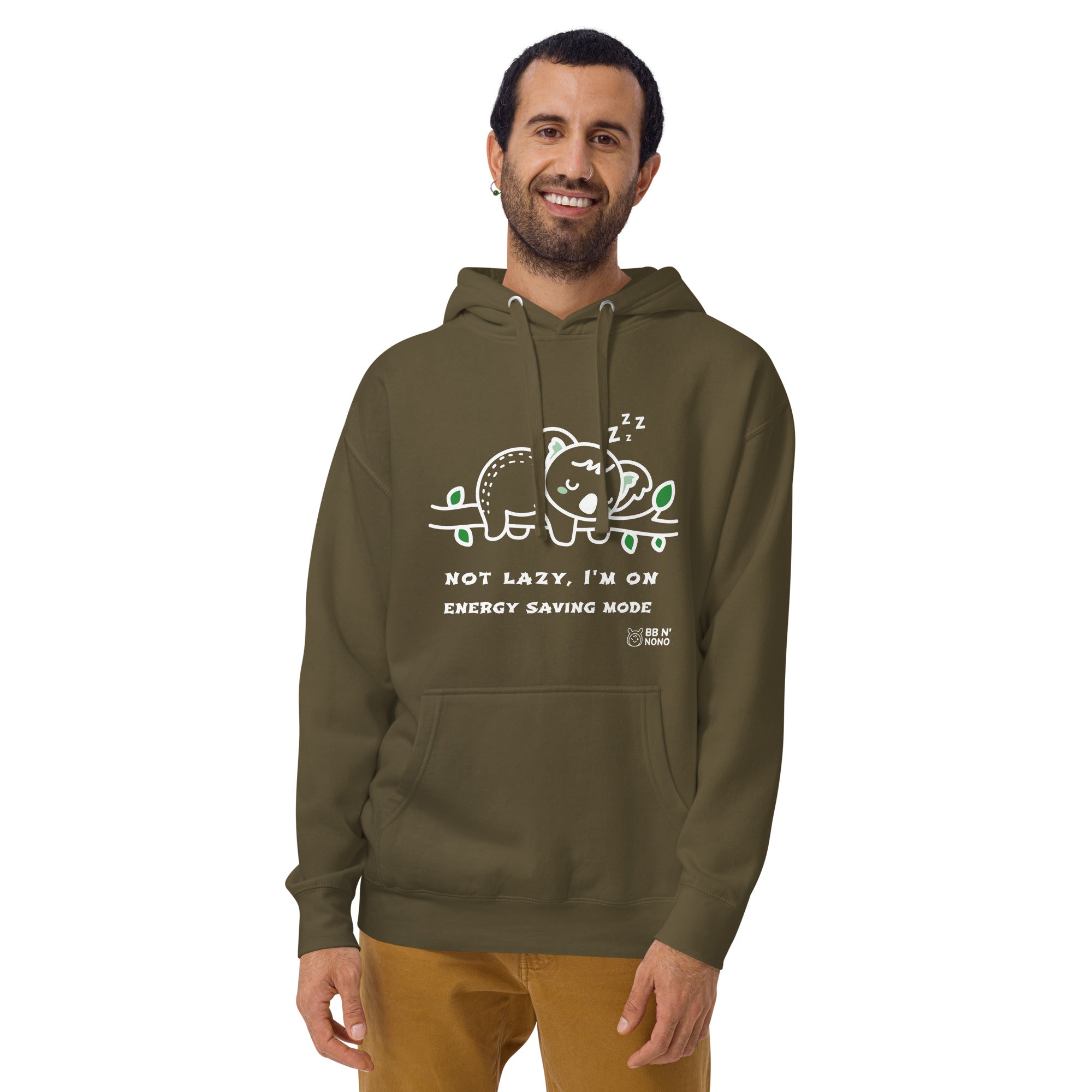 Not lazy, I'm on energy saving mode - Unisex Hoodie