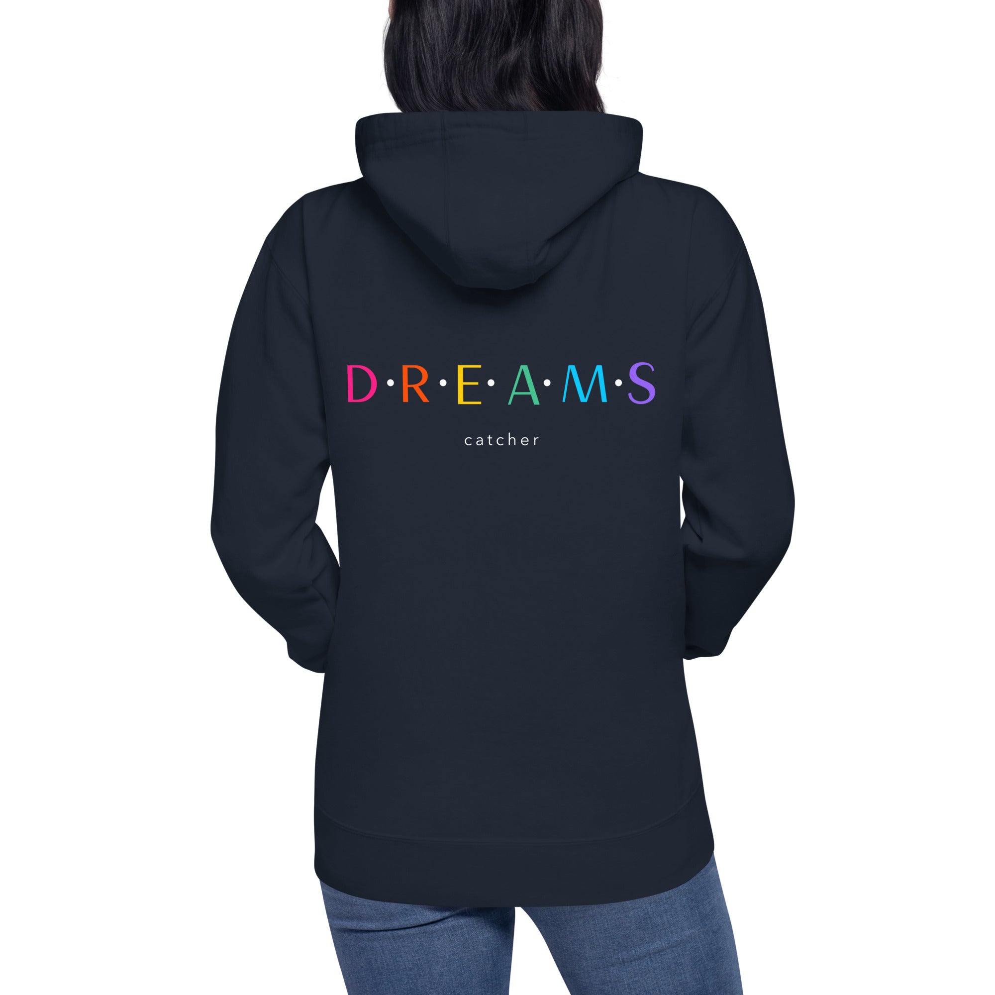 Dreams catcher V - Unisex Hoodie (back print)