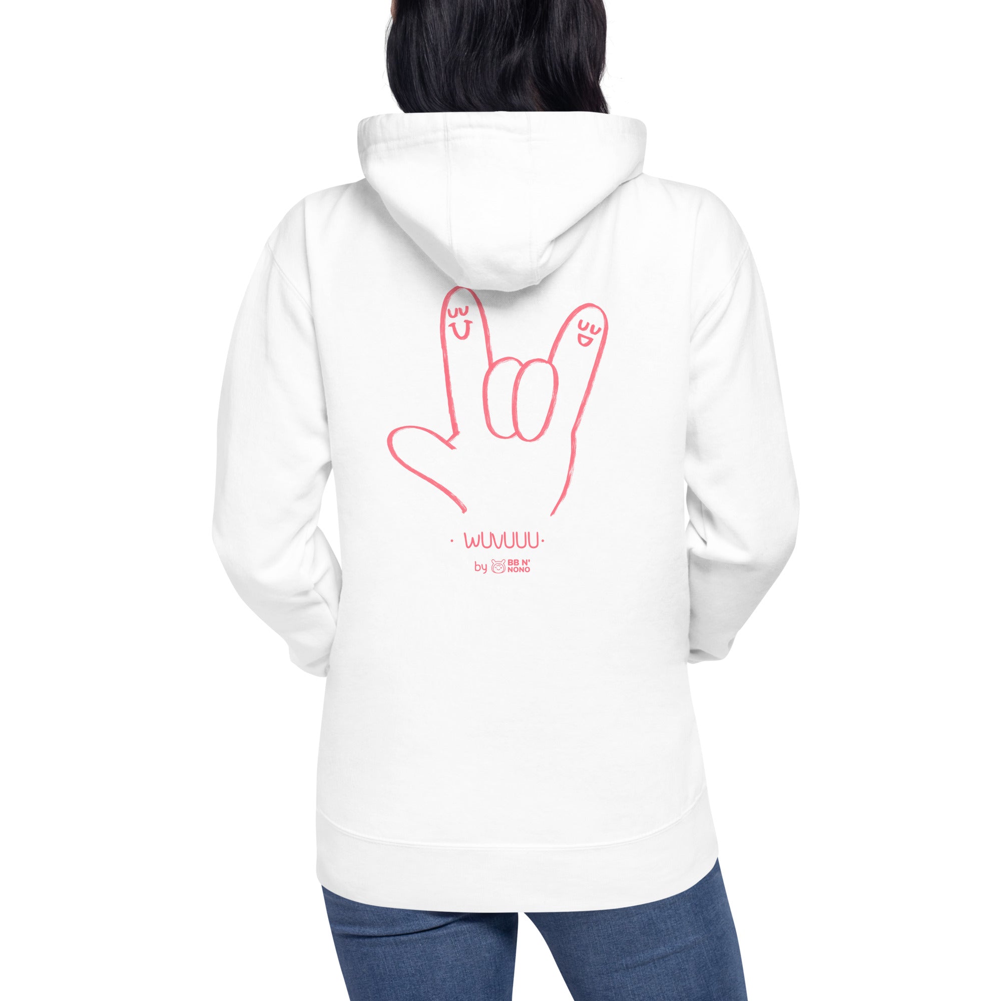 Wuvuuu - Unisex Hoodie (back print)