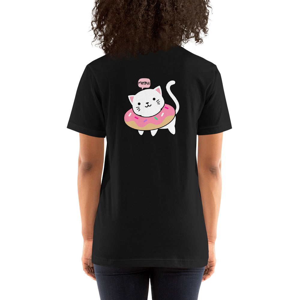 Meow V2 - Unisex t-shirt (back print)