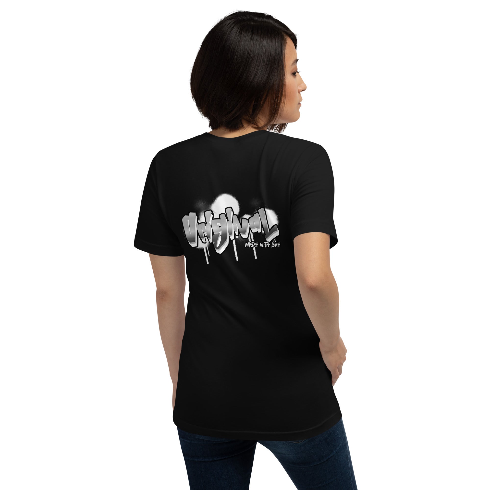 Original made with love - Unisex t-shirt (back print)