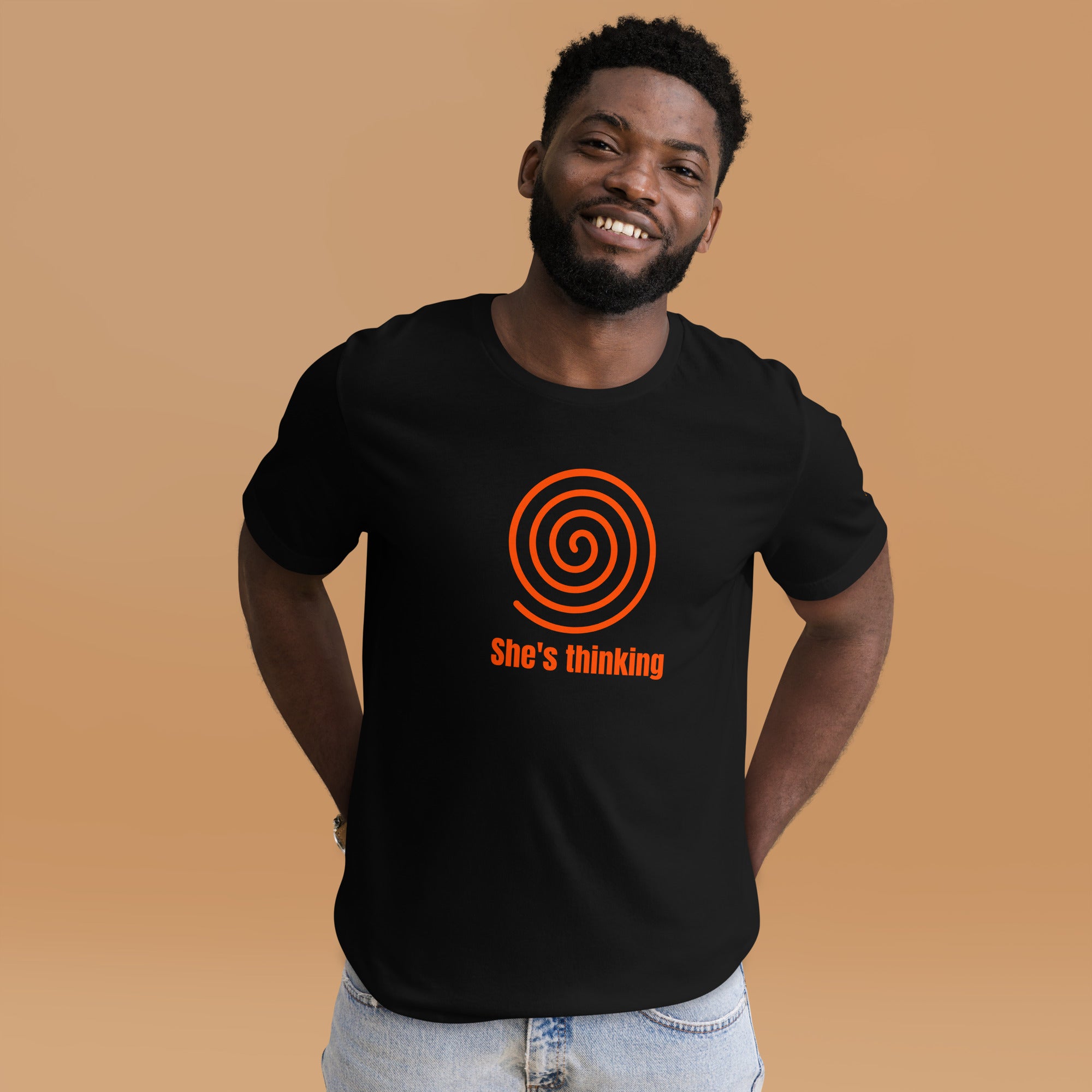 She's thinking - Unisex t-shirt