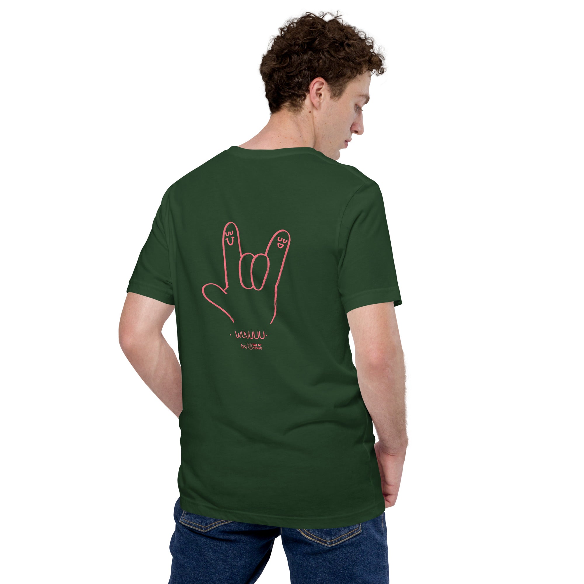Wuvuuu - Unisex t-shirt (back print)