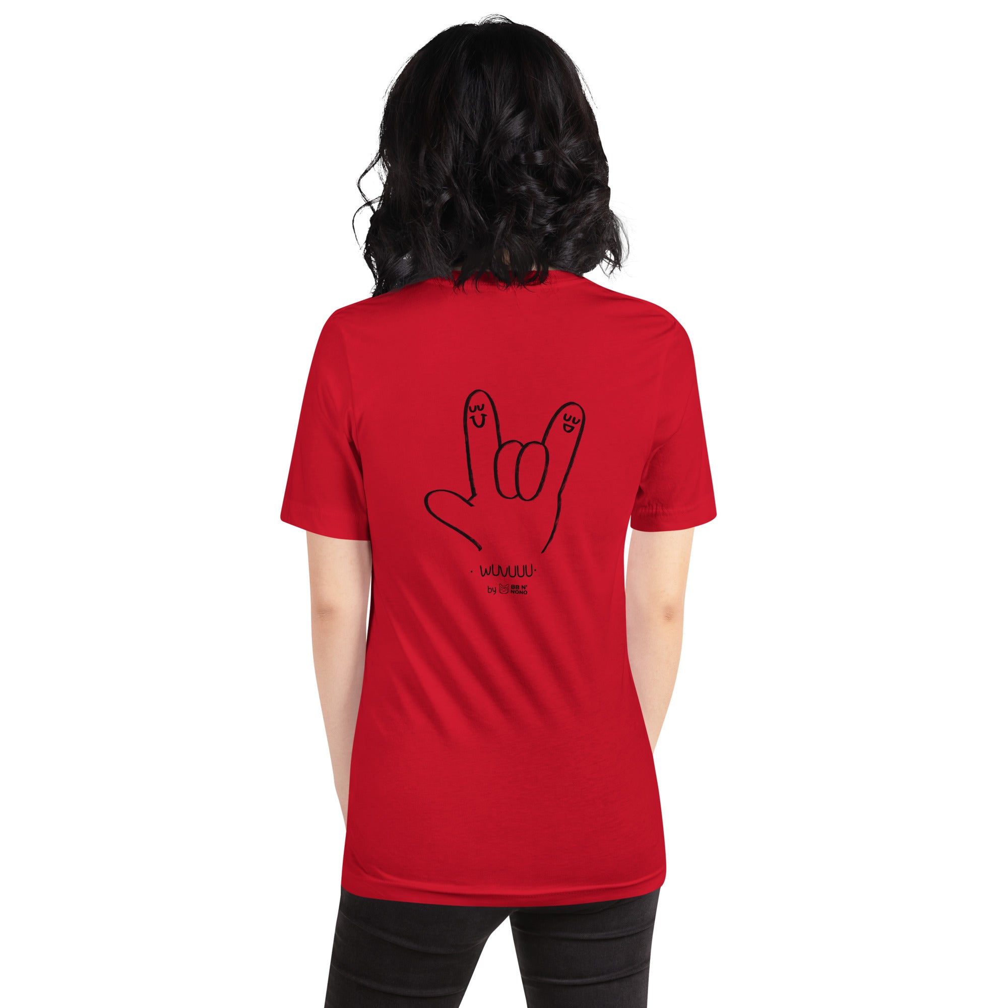 Wuvuuu - Unisex t-shirt (back print)