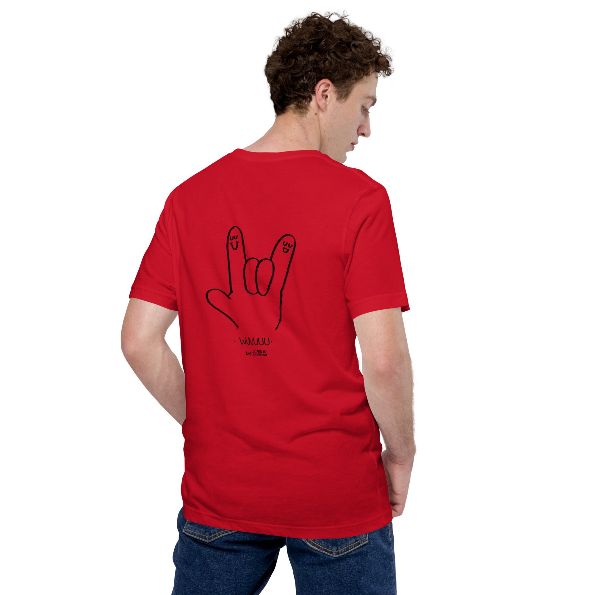 Wuvuuu - Unisex t-shirt (back print)
