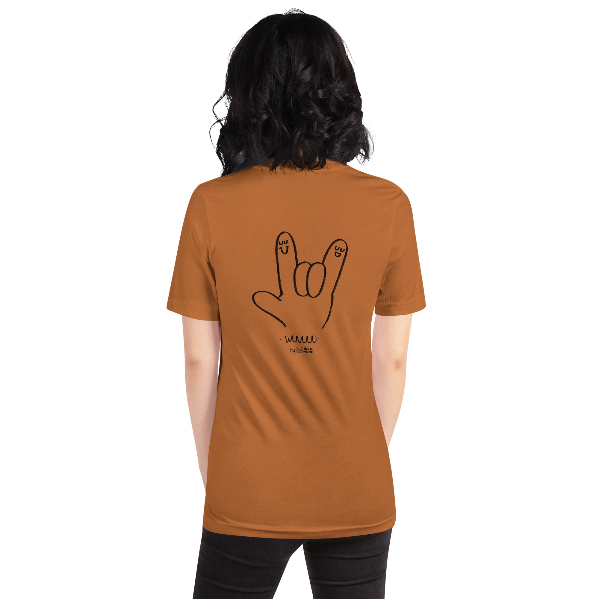 Wuvuuu - Unisex t-shirt (back print)