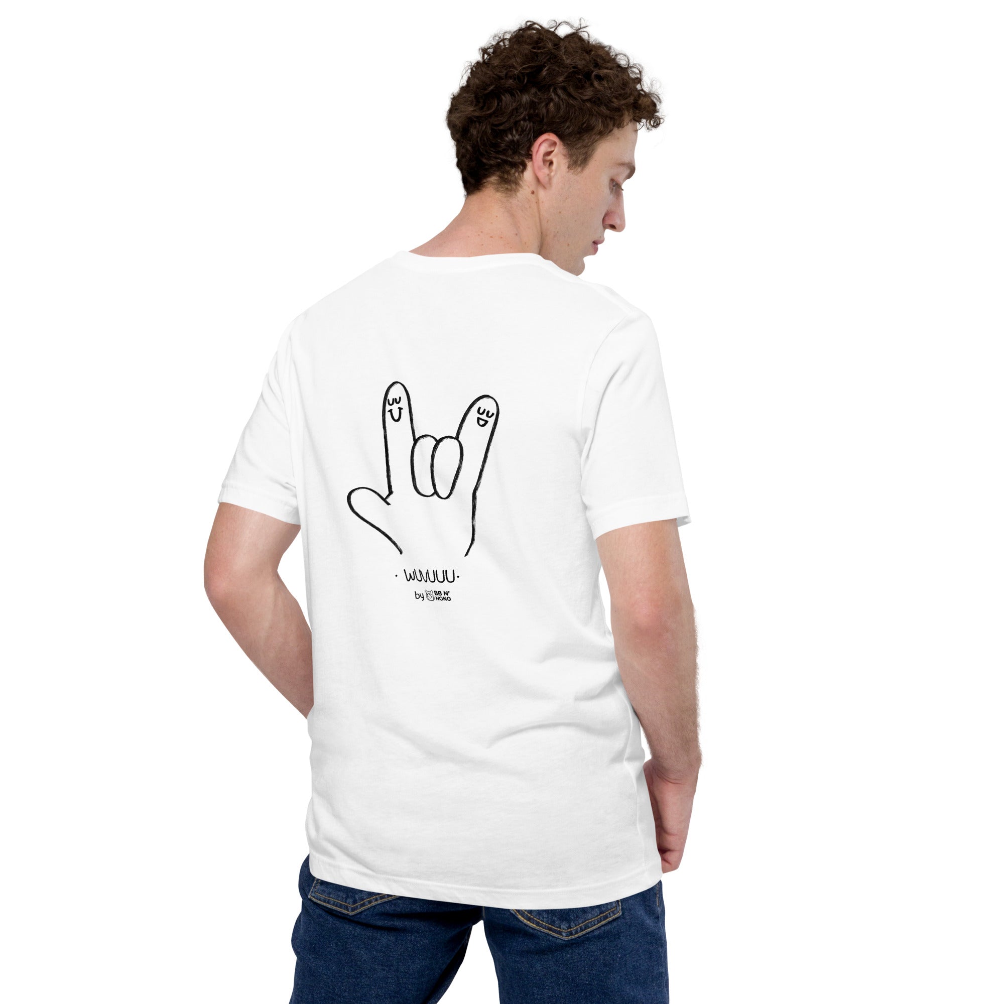 Wuvuuu - Unisex t-shirt (back print)