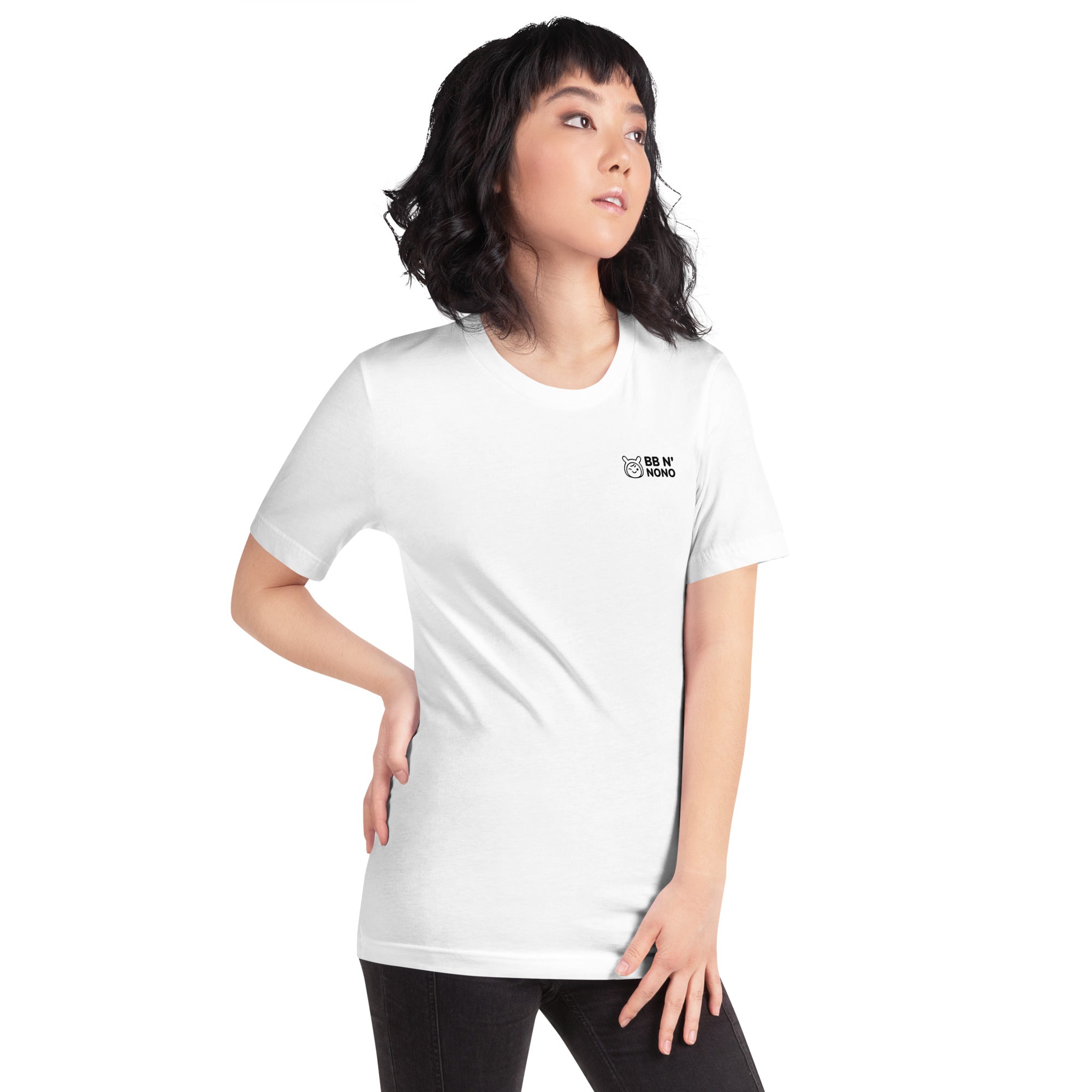 too glam to give a damn - Unisex t-shirt (back print)