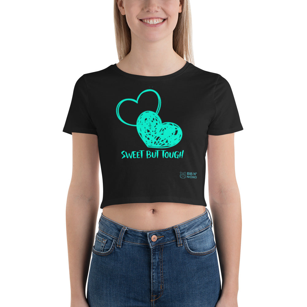 Sweet but tough - Women’s Crop Tee (G)
