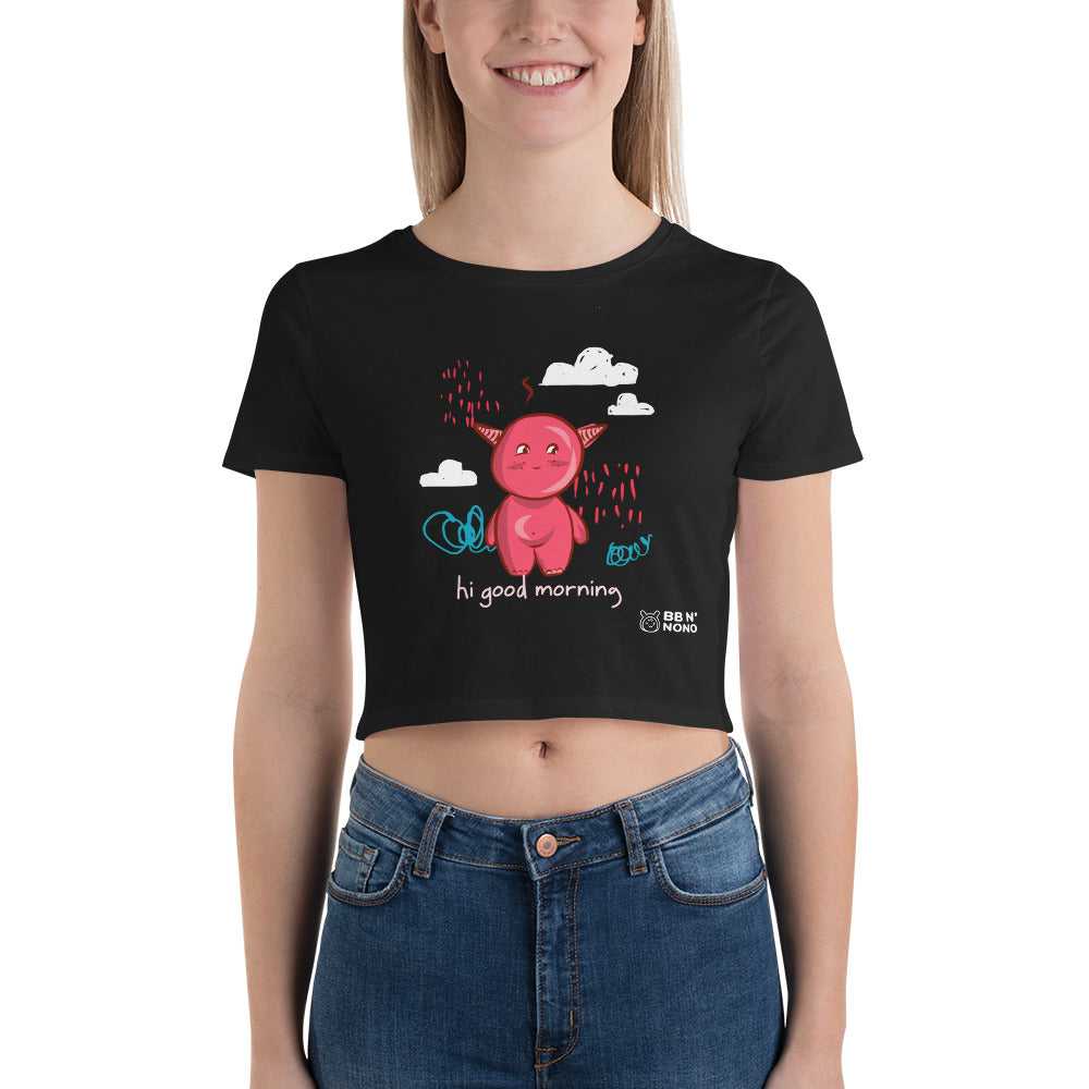 Cute litter monster - Women’s Crop Tee