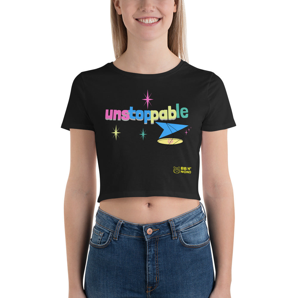 Unstoppable - Women’s Crop Tee (rainbow)