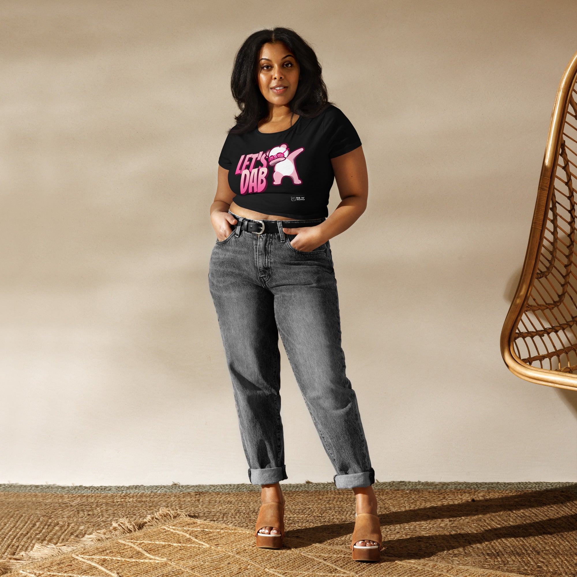 Let's dab - Women’s Crop Tee