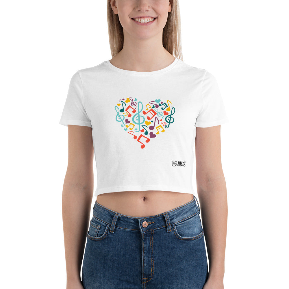 Symphonic Love Notes - Women’s Crop Tee