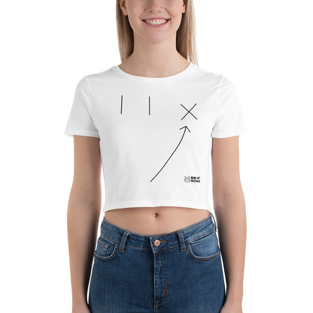Be smart  - Women’s Crop Tee
