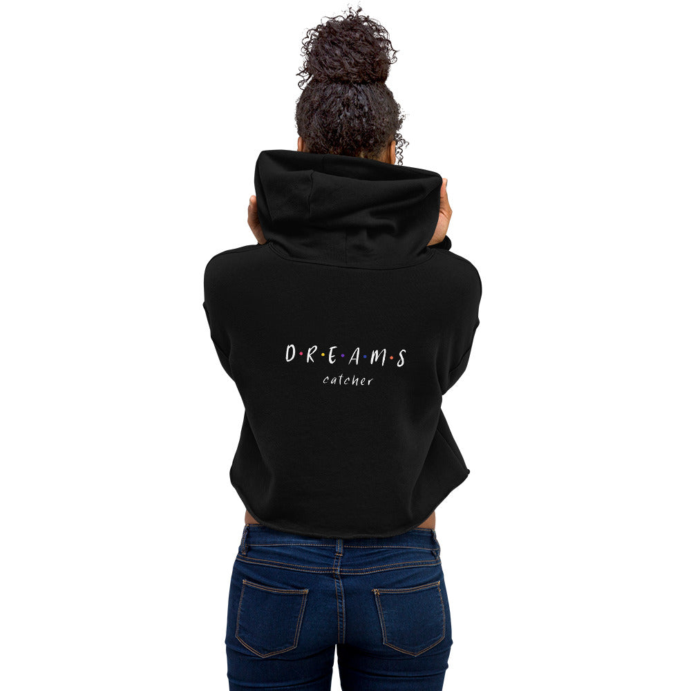 Dreams catcher - Crop Hoodie (back print))