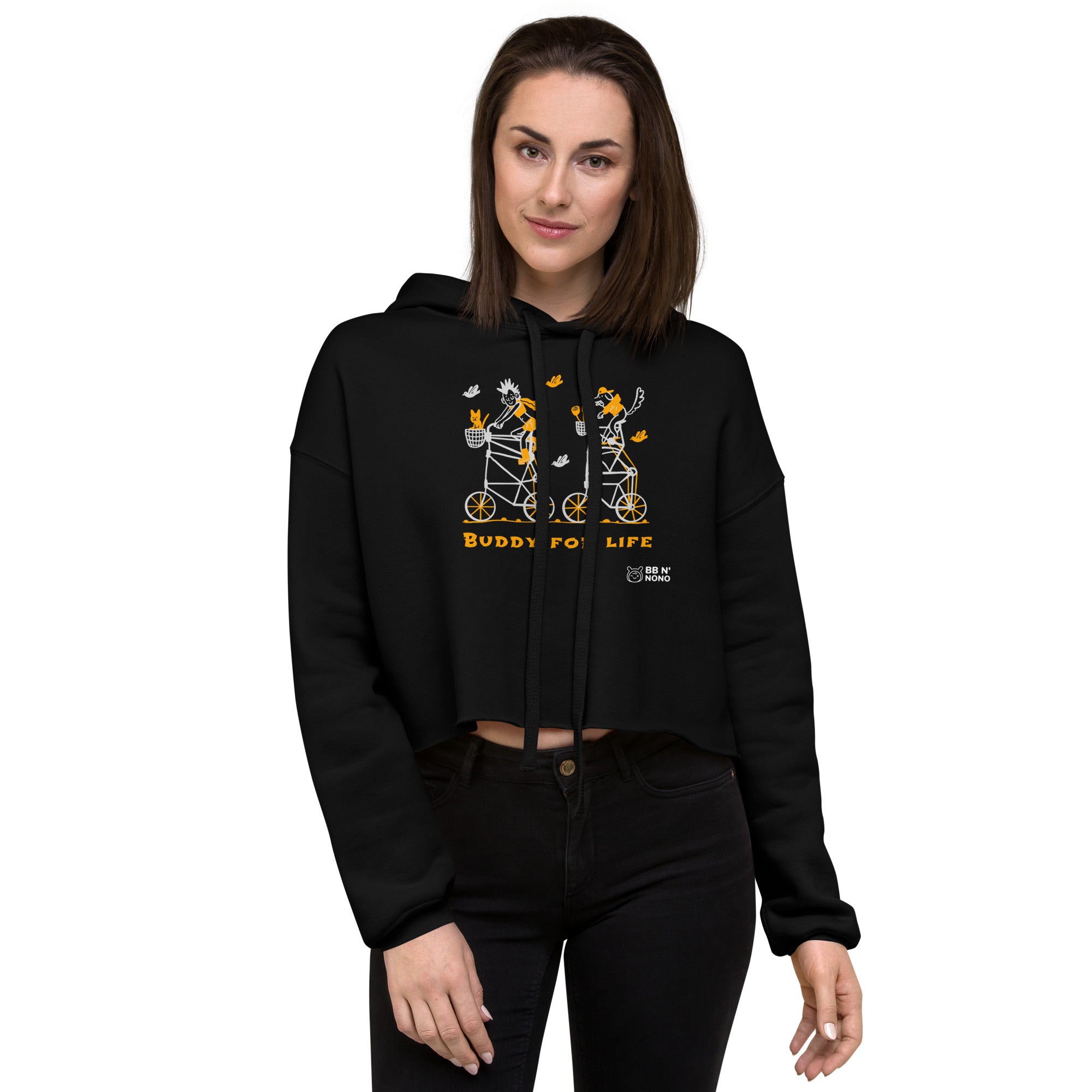 Buddy for life - Crop Hoodie