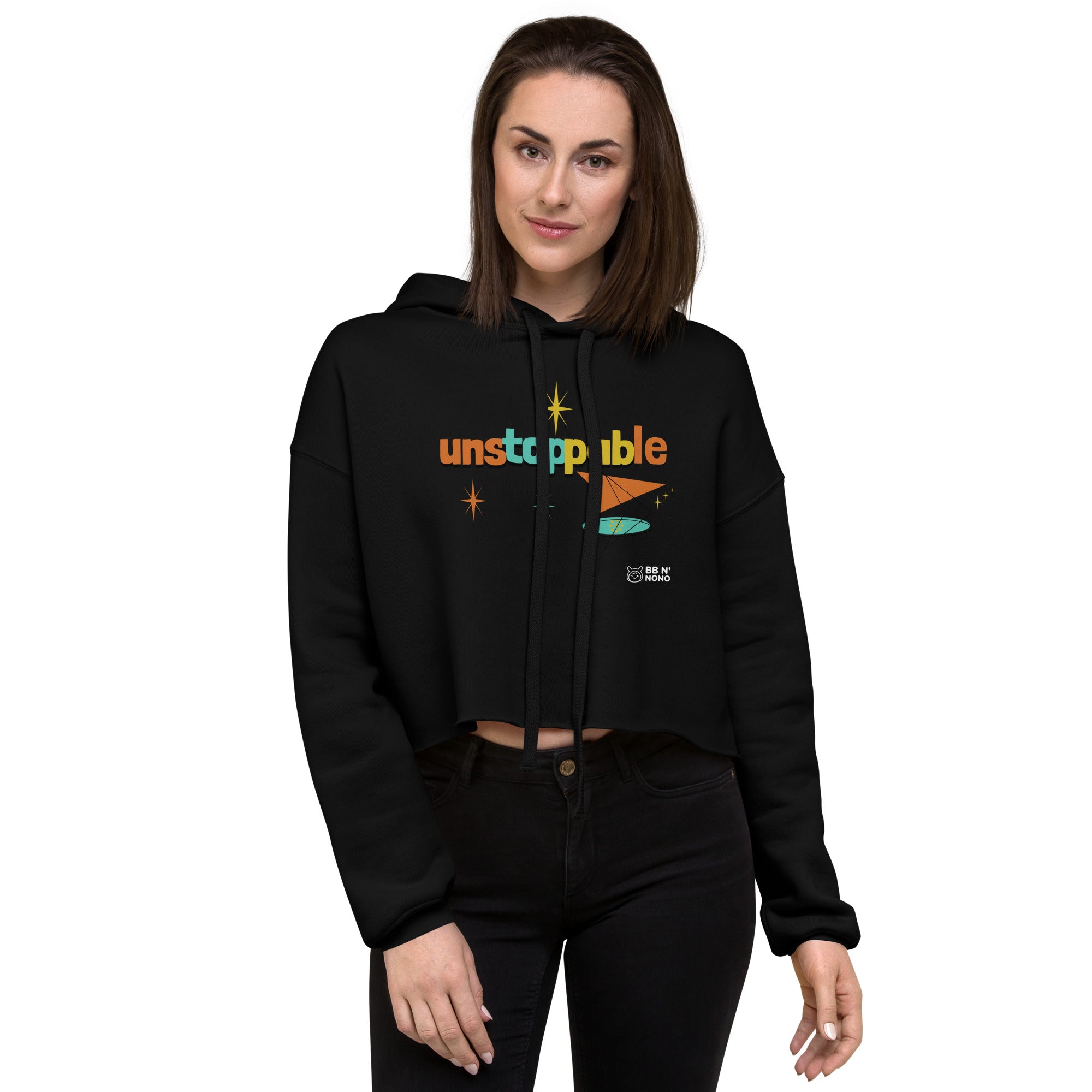 Unstoppable - Crop Hoodie