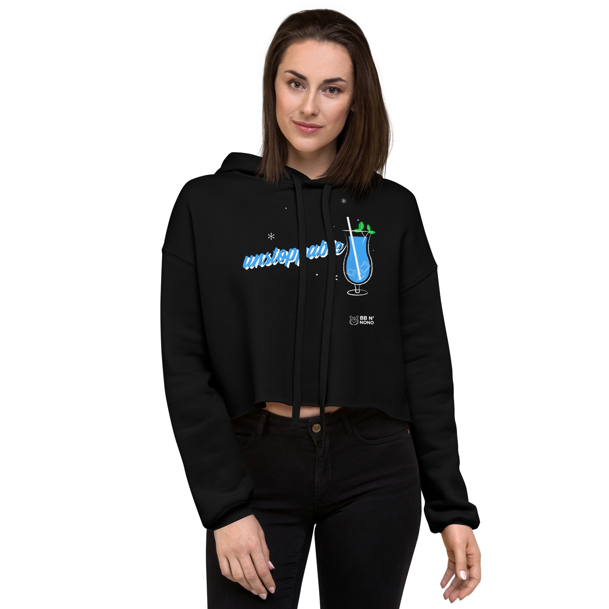 Unstoppable V - Crop Hoodie