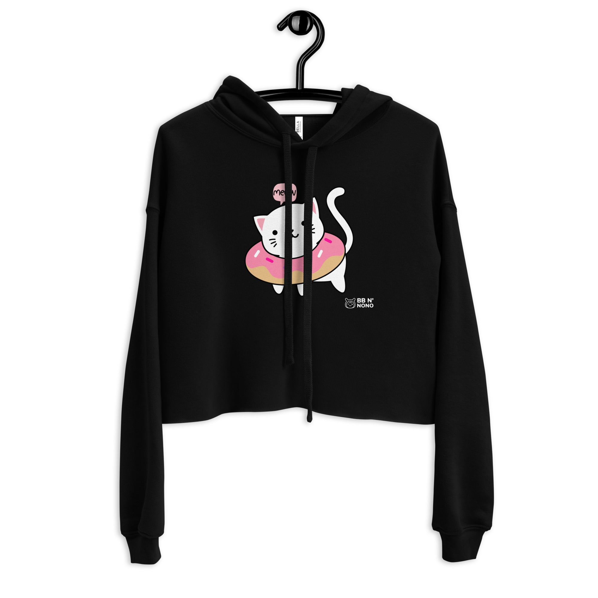 Meow V2 - Crop Hoodie