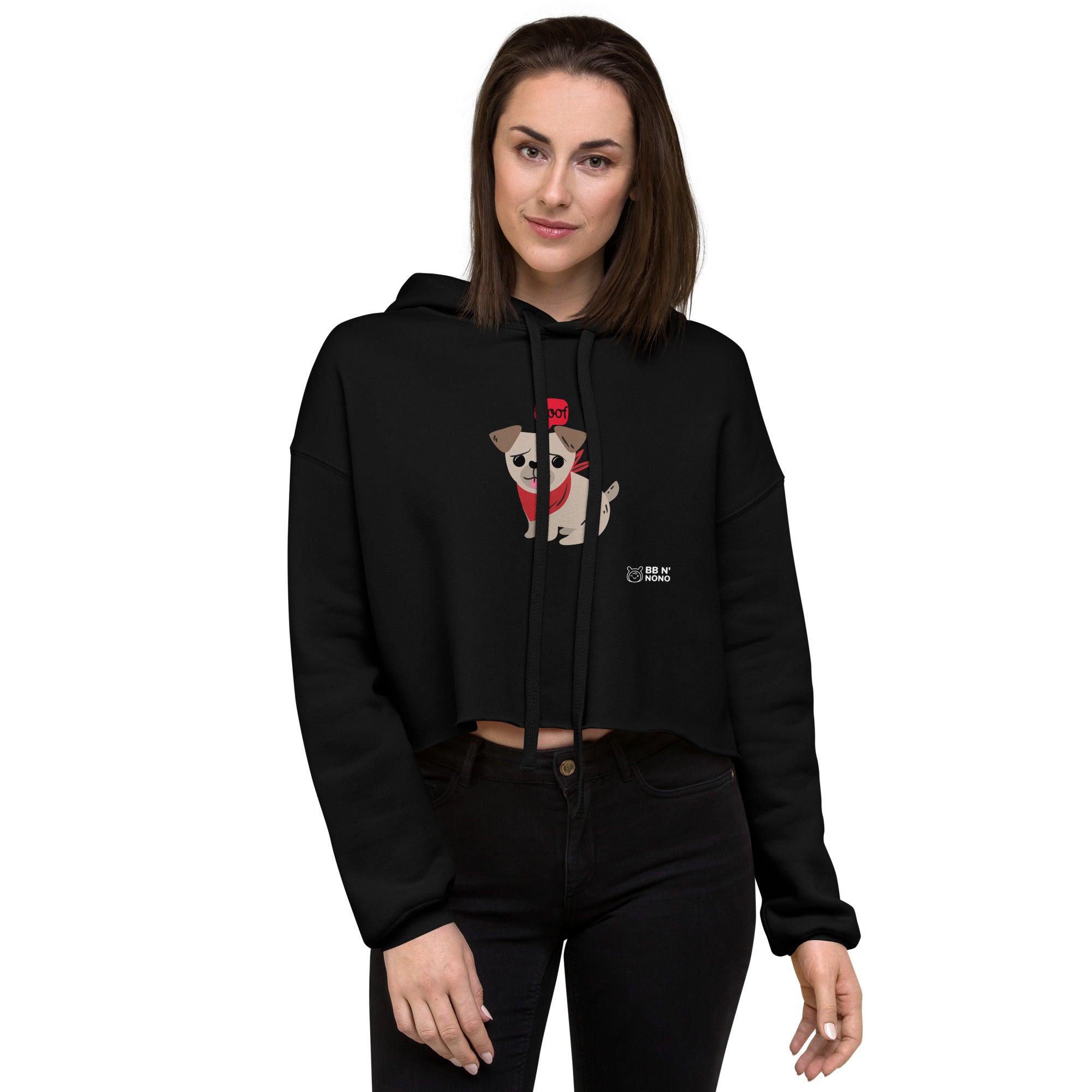 Woof V2 - Crop Hoodie