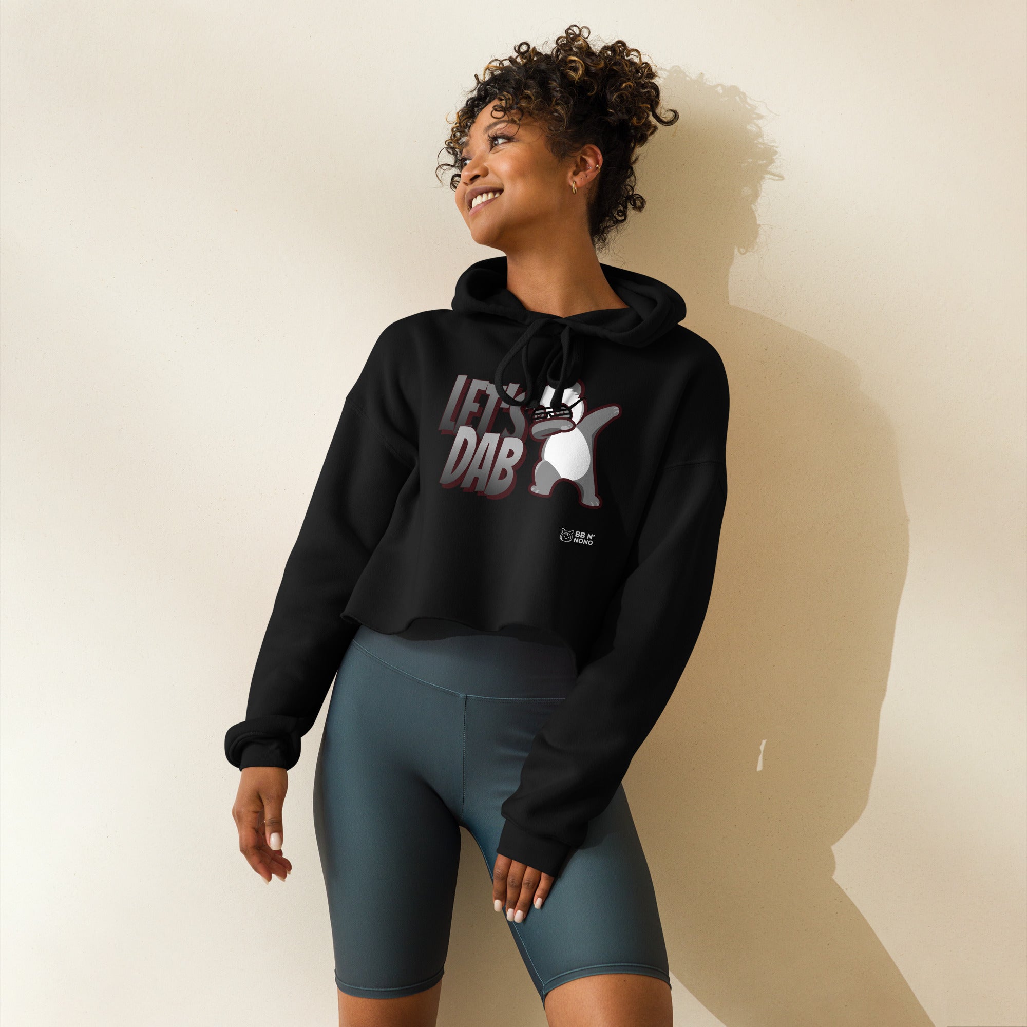 Let's dab - Crop Hoodie