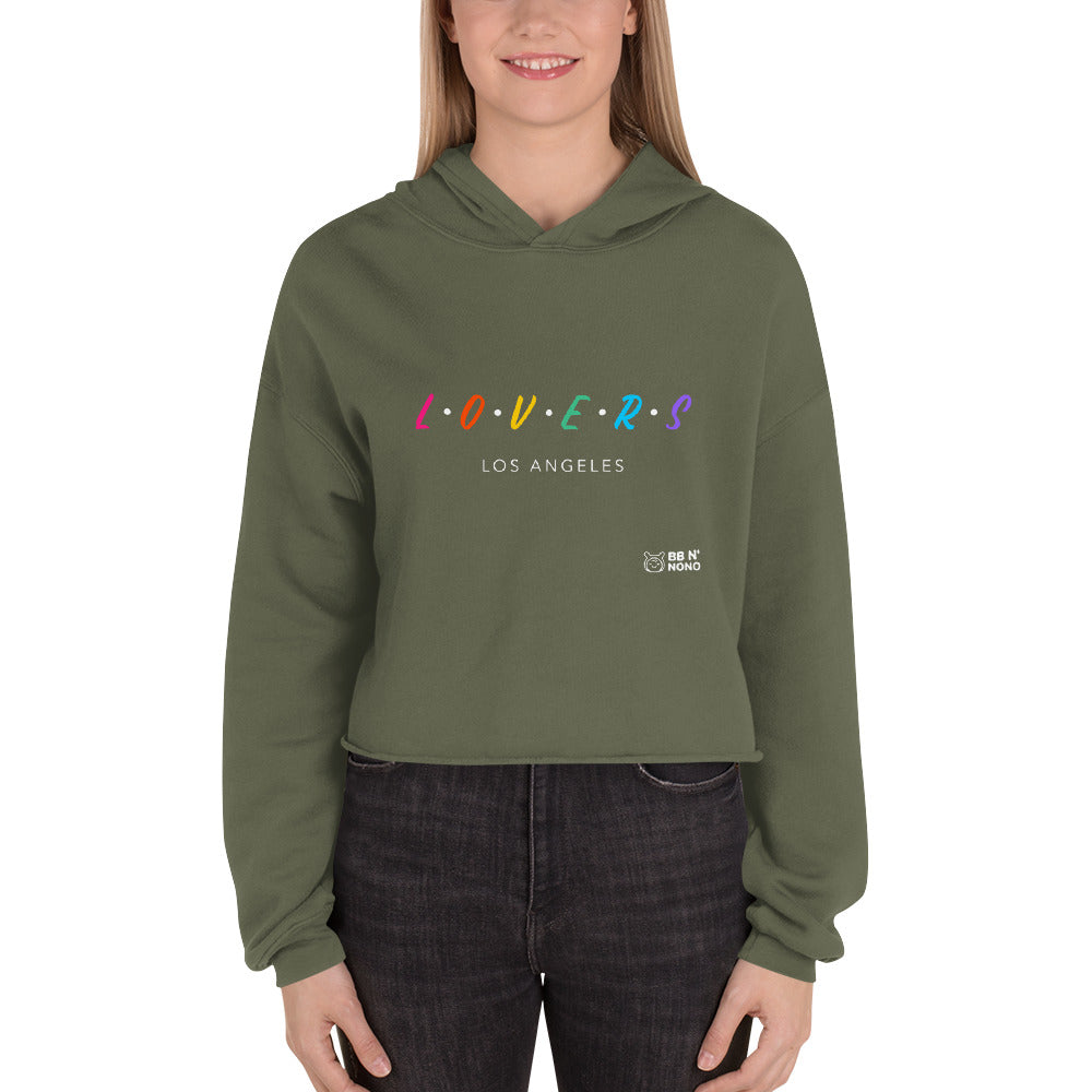 Lovers - Los Angeles - Crop Hoodie