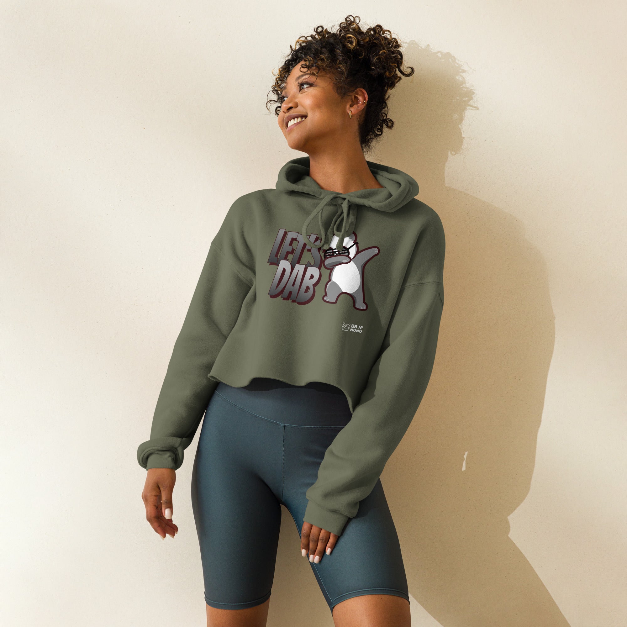 Let's dab - Crop Hoodie