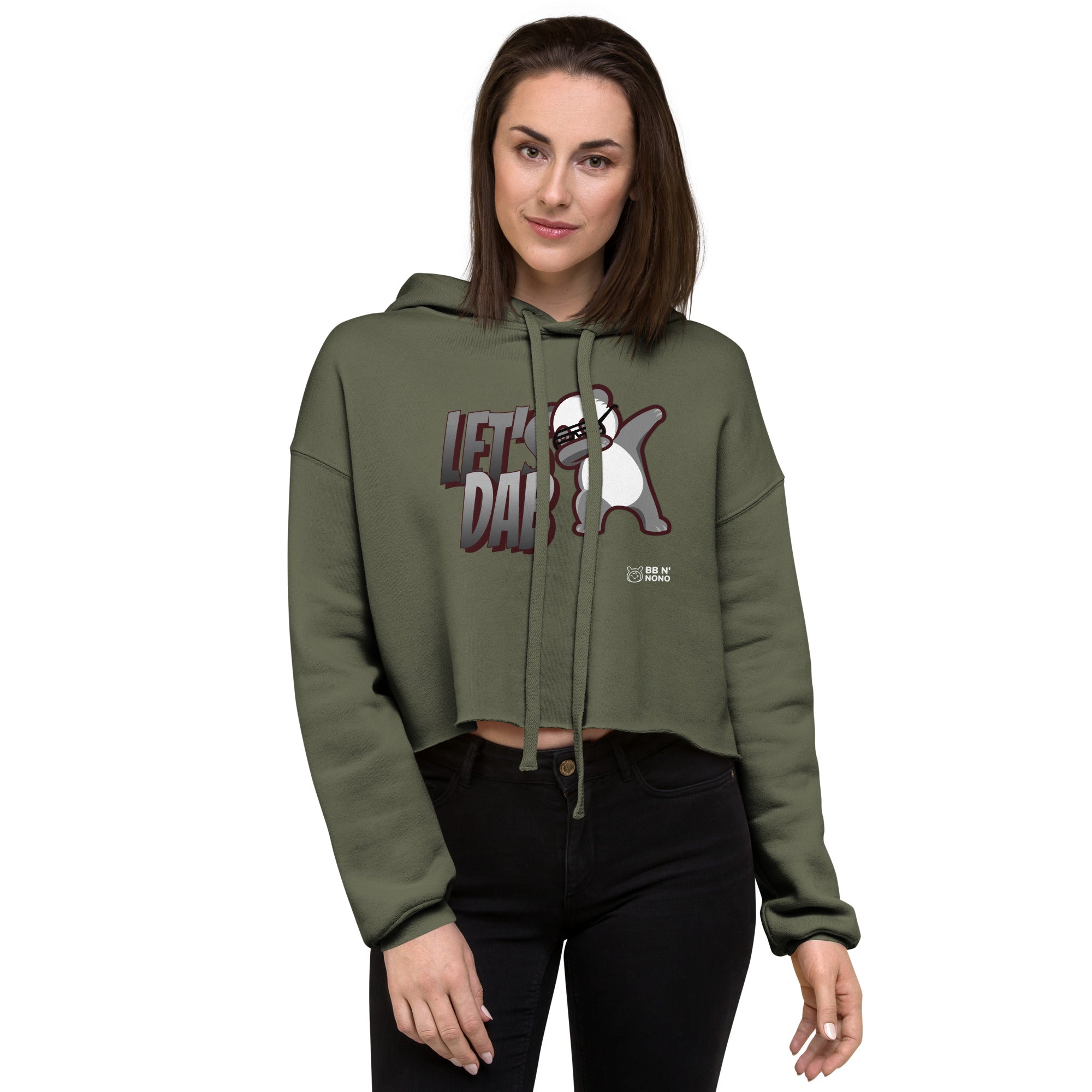Let's dab - Crop Hoodie