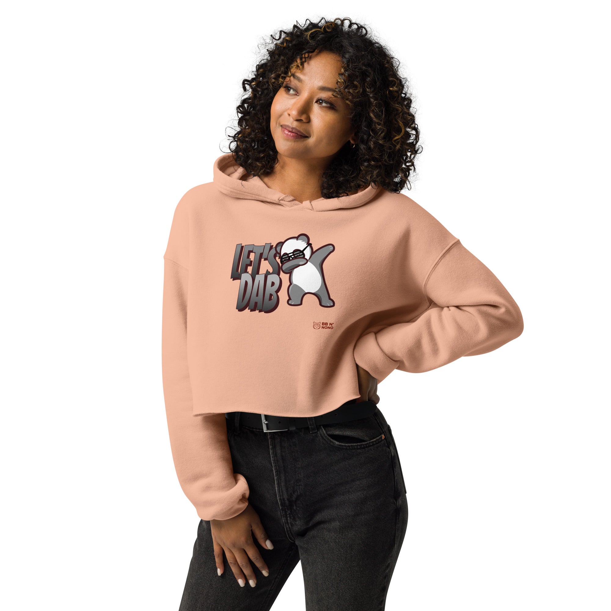 Let's dab - Crop Hoodie