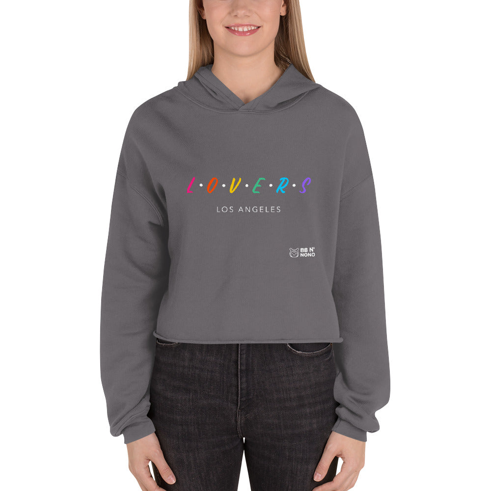 Lovers - Los Angeles - Crop Hoodie