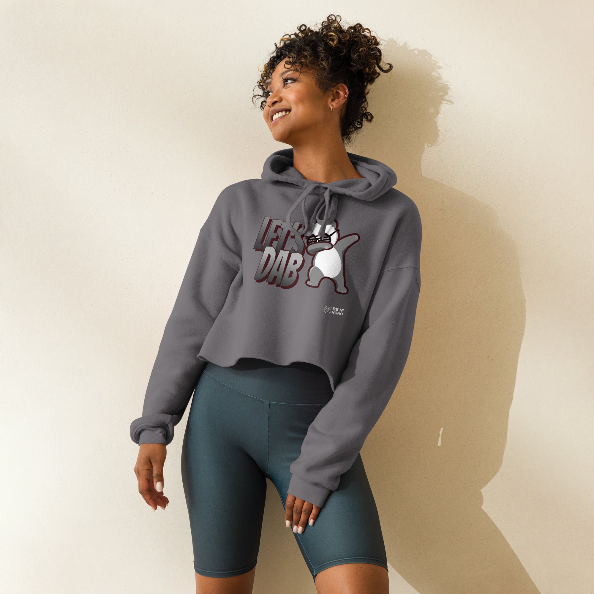 Let's dab - Crop Hoodie