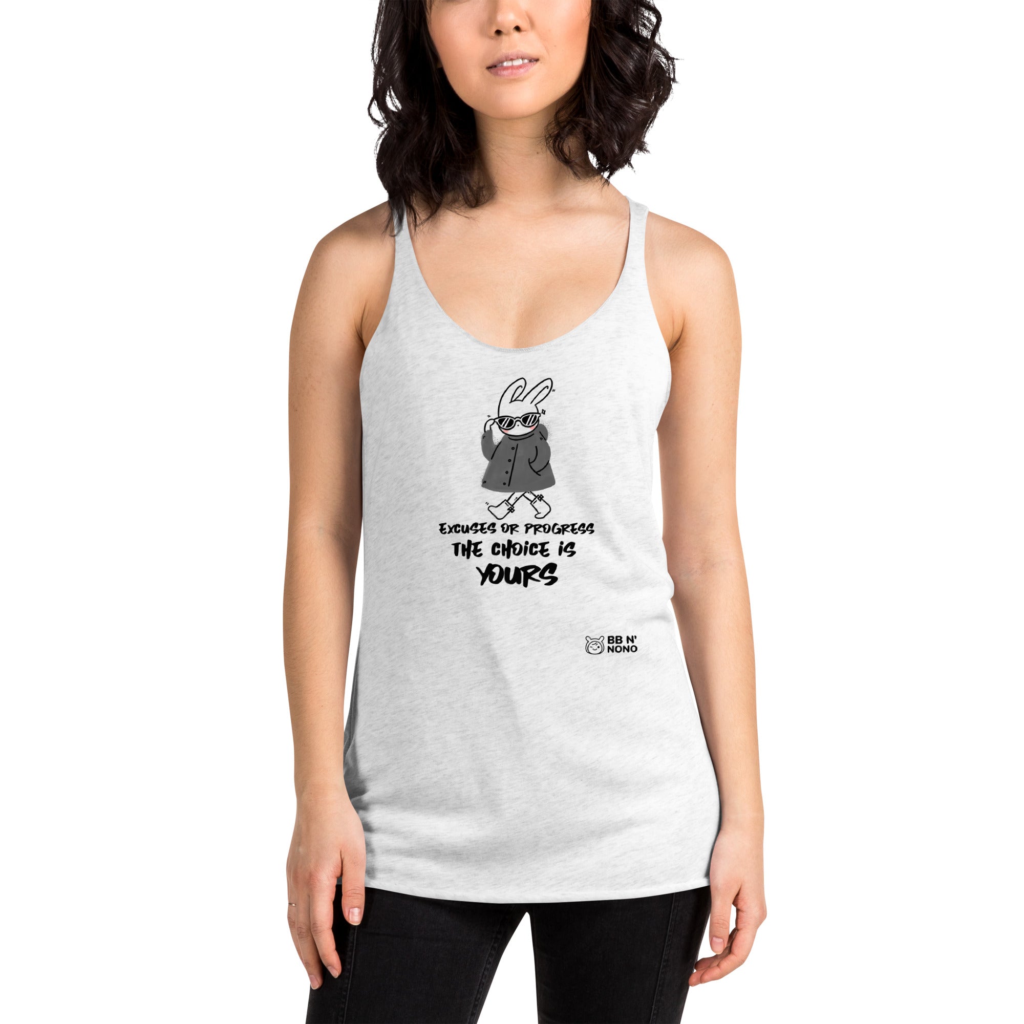Excuses or Progress, the choice is yours - Women's Racerback Tank